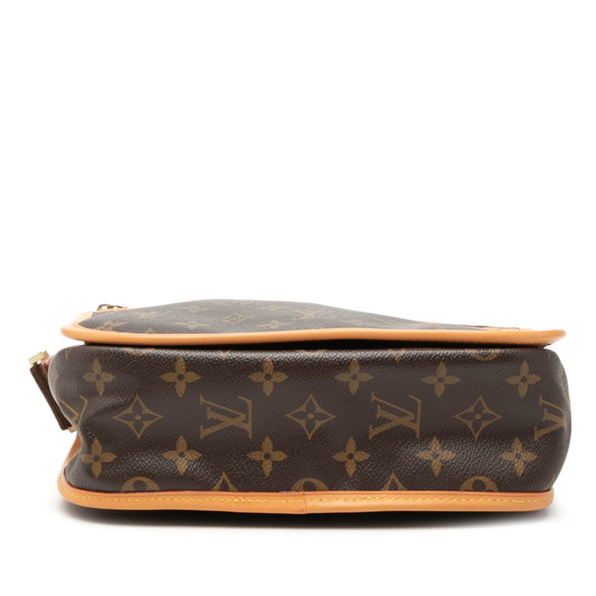 Louis Vuitton Brown Pvc Leather Shoulder Bag (Pre-Owned)