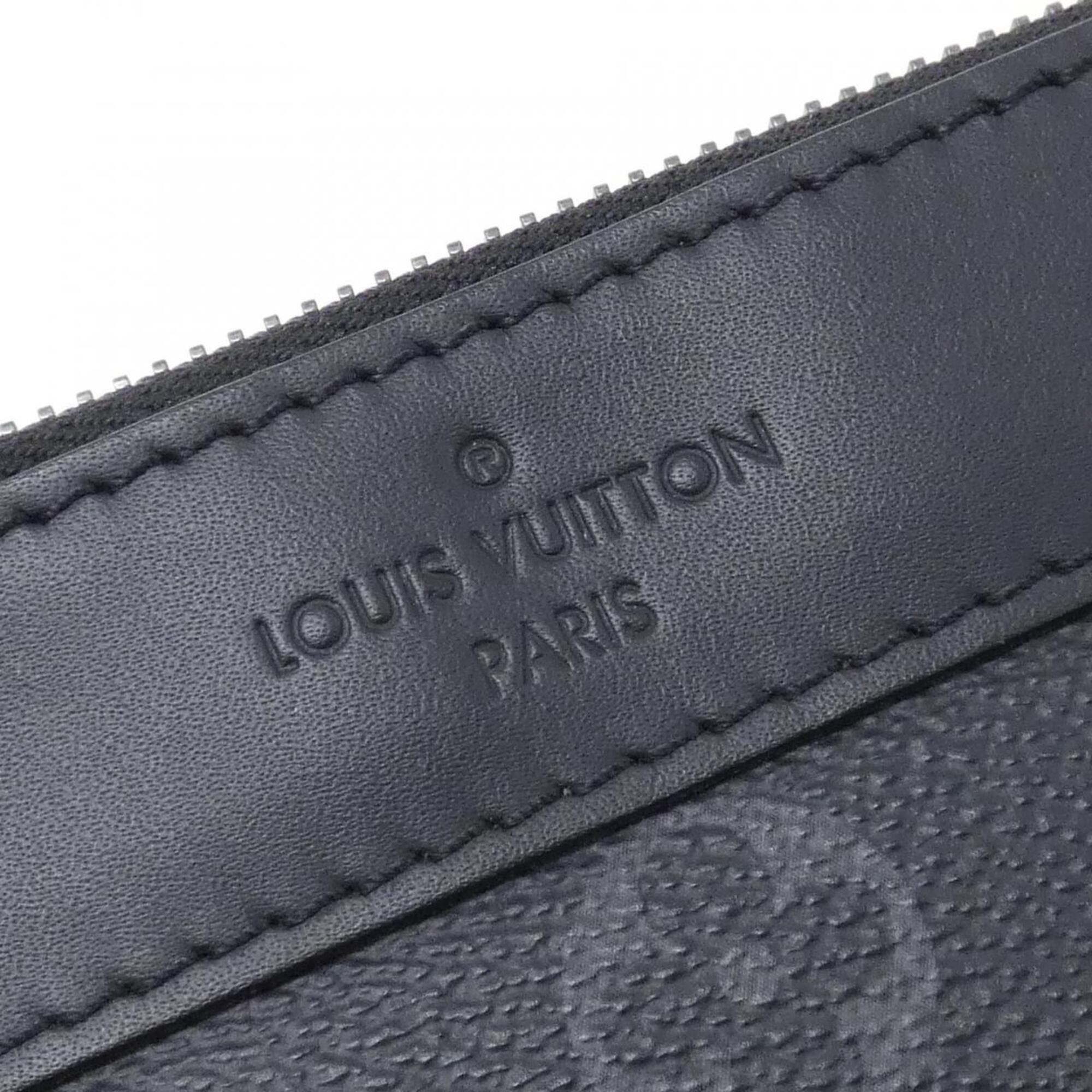 Louis Vuitton Black Coated Canvas Handbag Pochette (Pre-Owned)