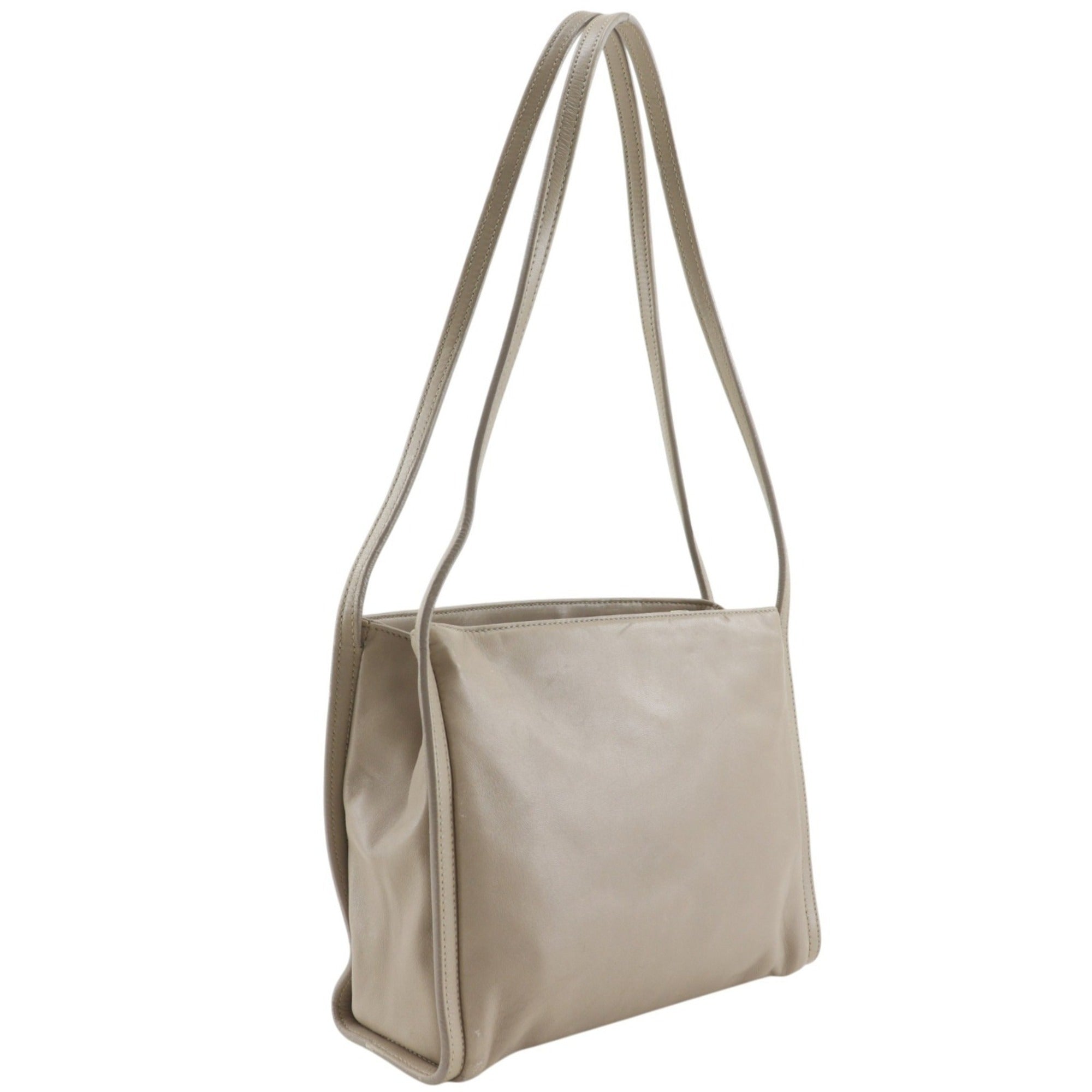 Loewe Beige Leather Shoulder Bag (Pre-Owned)