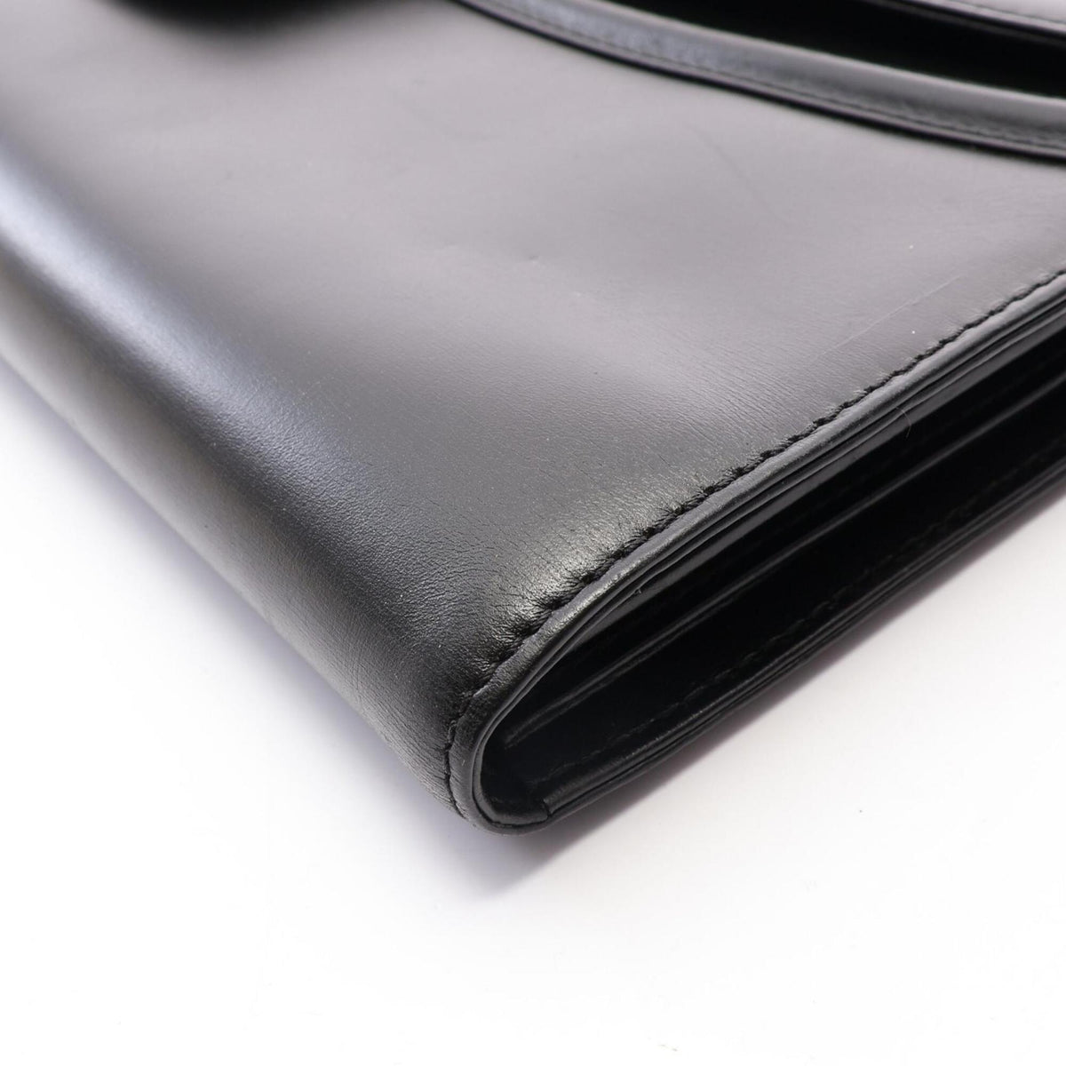 Louis Vuitton Black Epi Leather Clutch Bag Handbag (Pre-Owned)