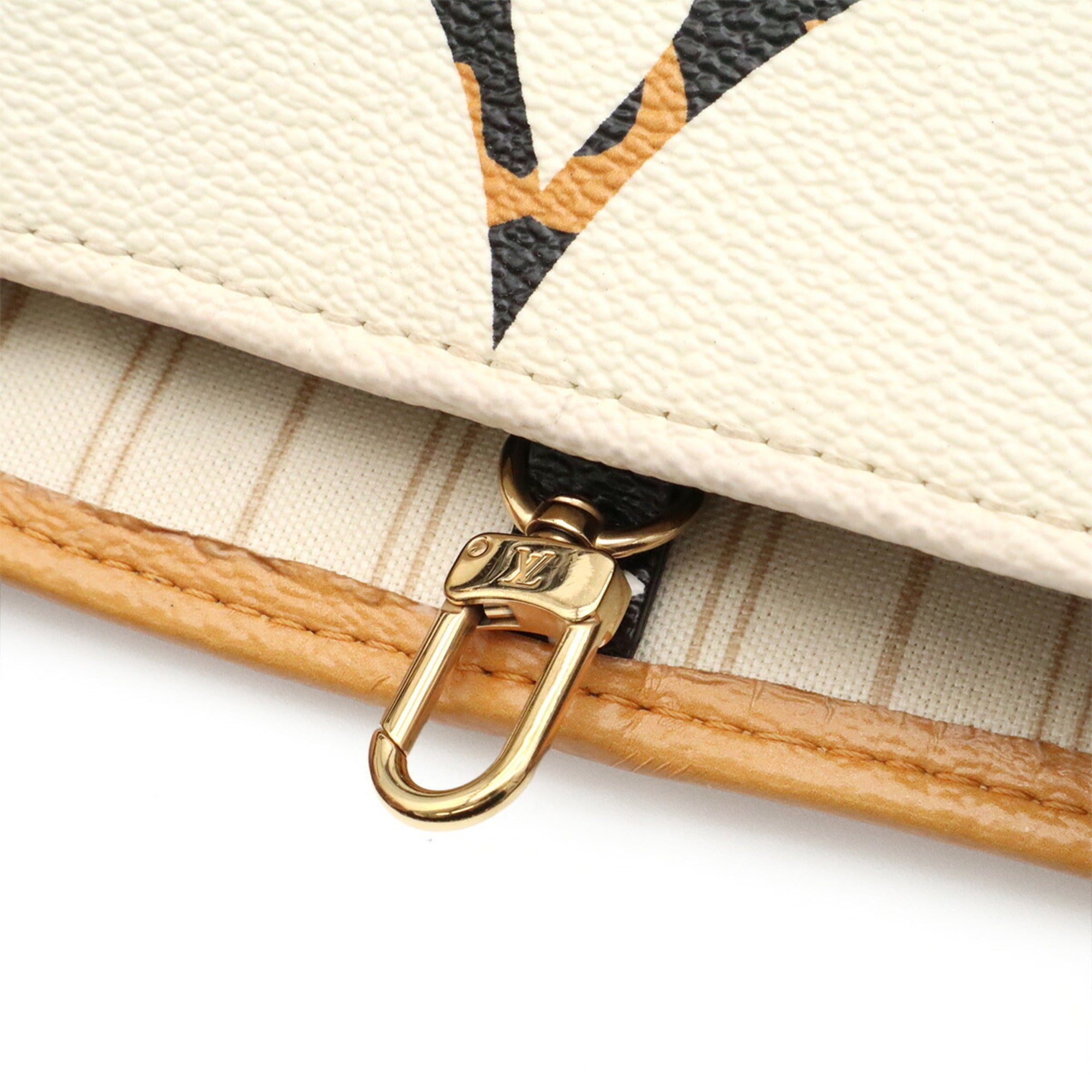 Louis Vuitton Camel Ivory Monogram Shoulder Bag Tote Bag (Pre-Owned)