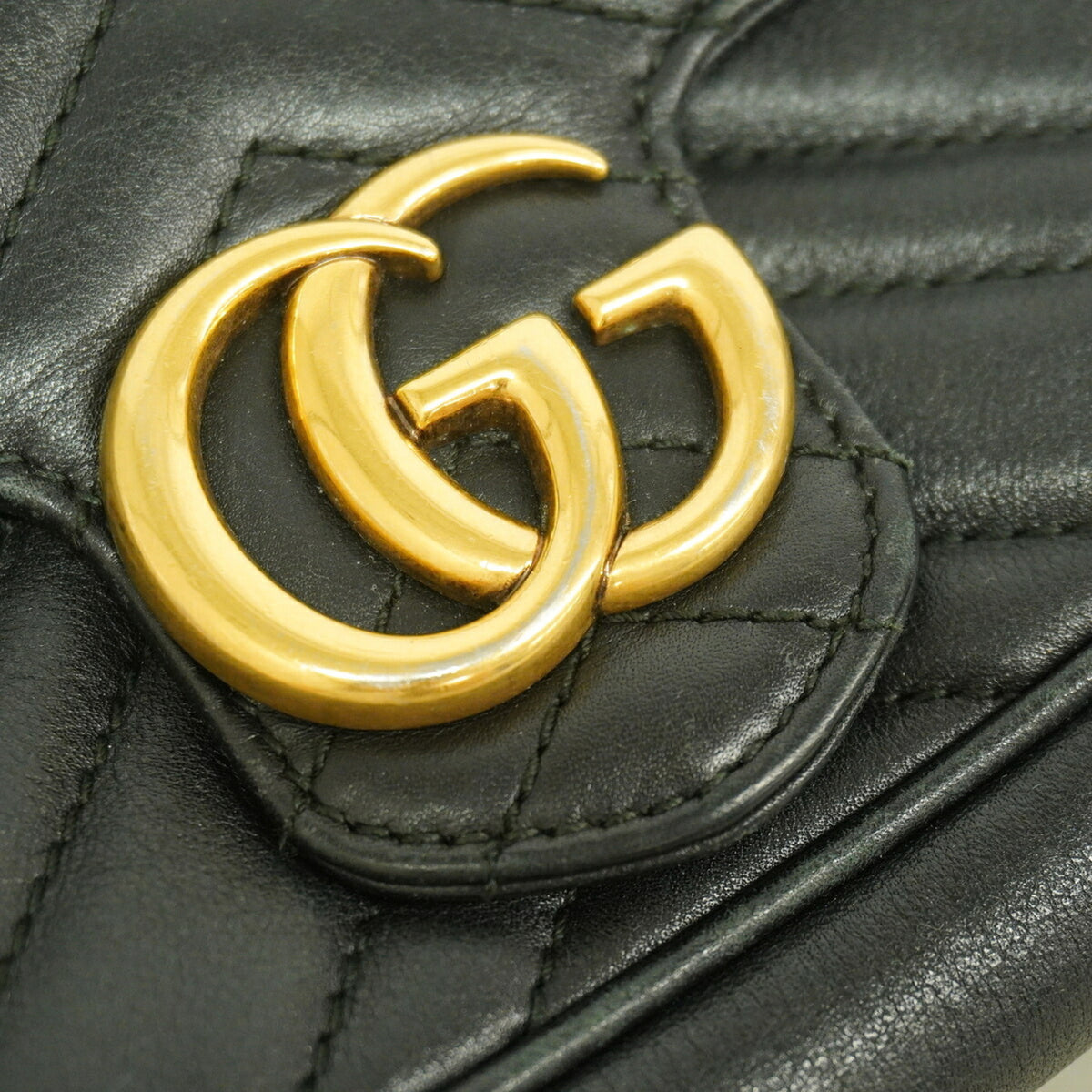 Gucci Black Leather Shoulder Bag (Pre-Owned)