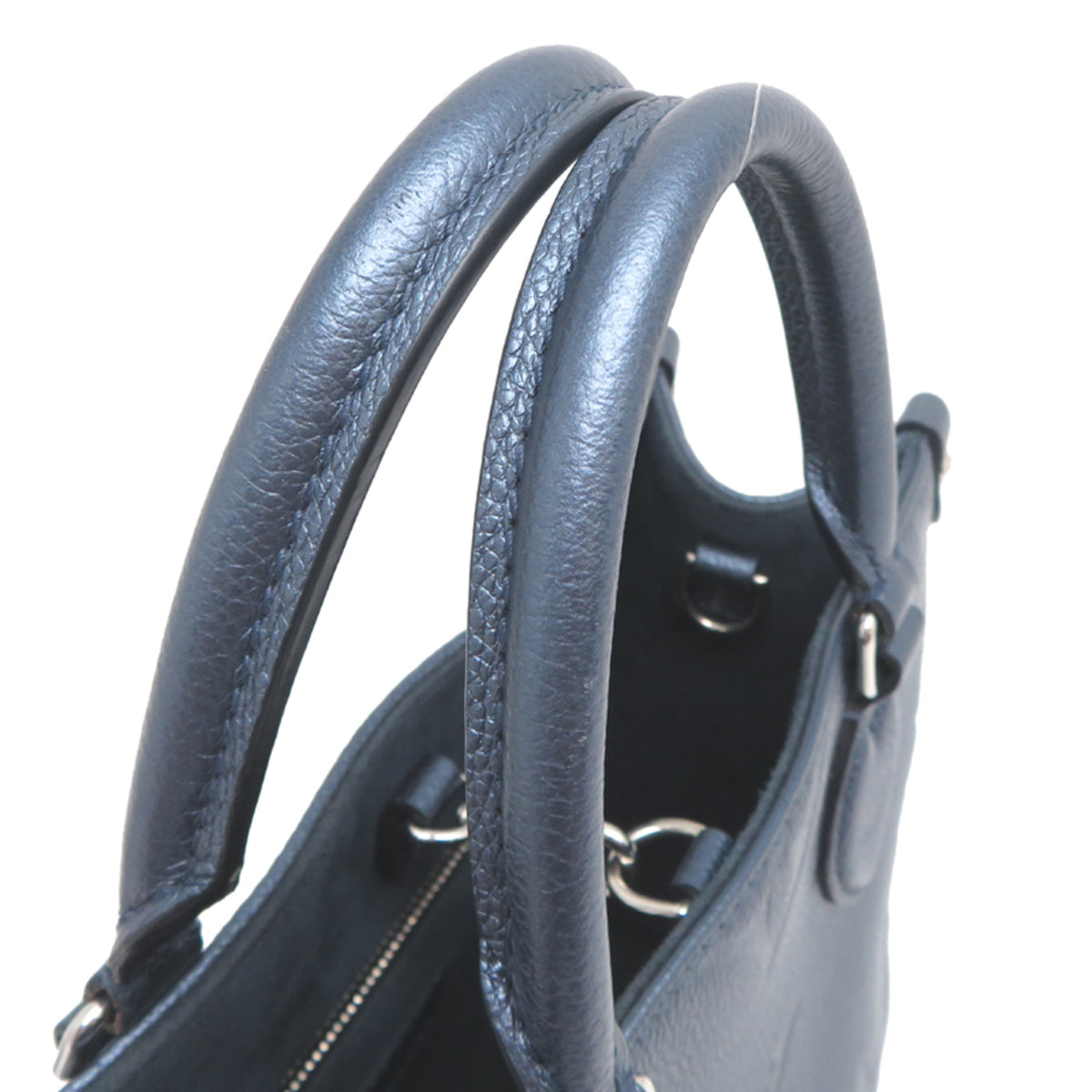 Louis Vuitton Metallic Blue Monogram Empreinte Handbag (Pre-Owned)