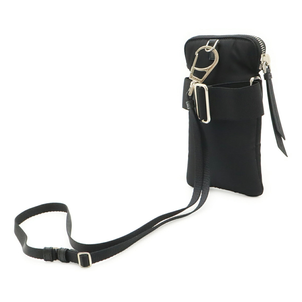 Prada Black Nero Nylon Handbag Pouch Shoulder Bag (Pre-Owned)