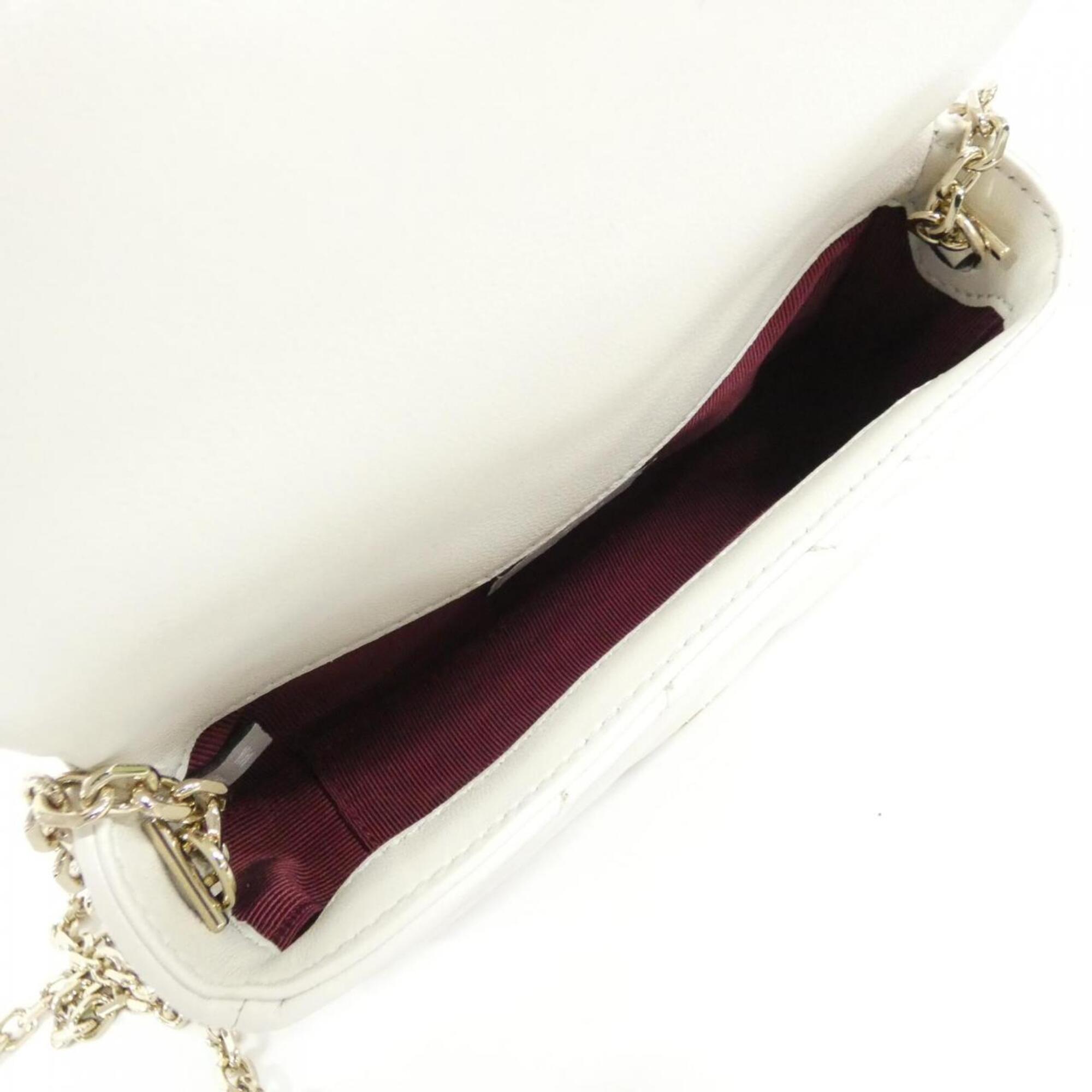 Gucci White Leather Shoulder Bag (Pre-Owned)