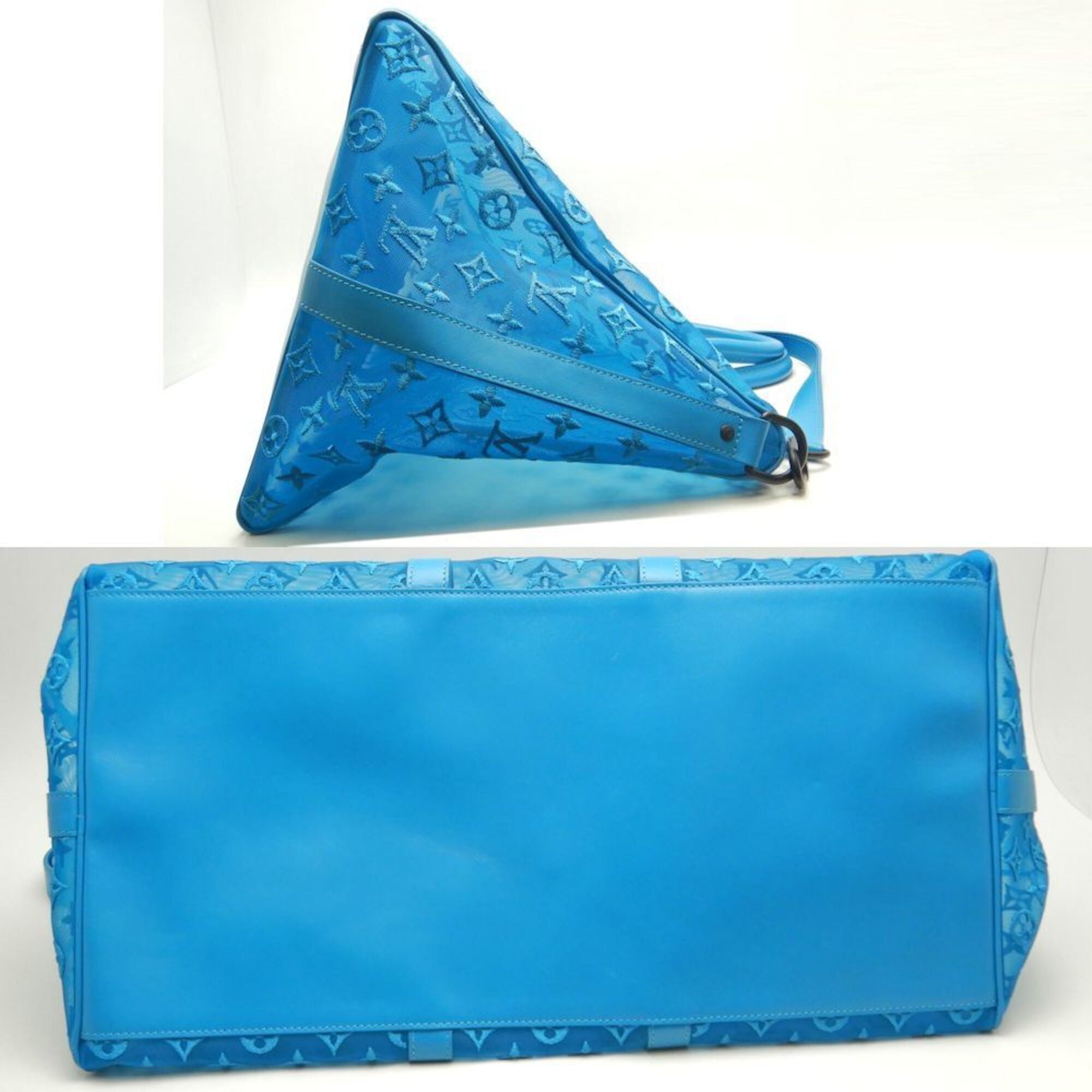 Louis Vuitton Turquoise Monogram Boston Bag (Pre-Owned)