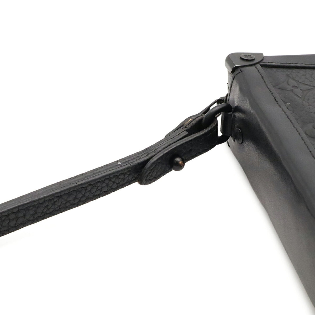 Louis Vuitton Black Monogram Clutch Bag (Pre-Owned)