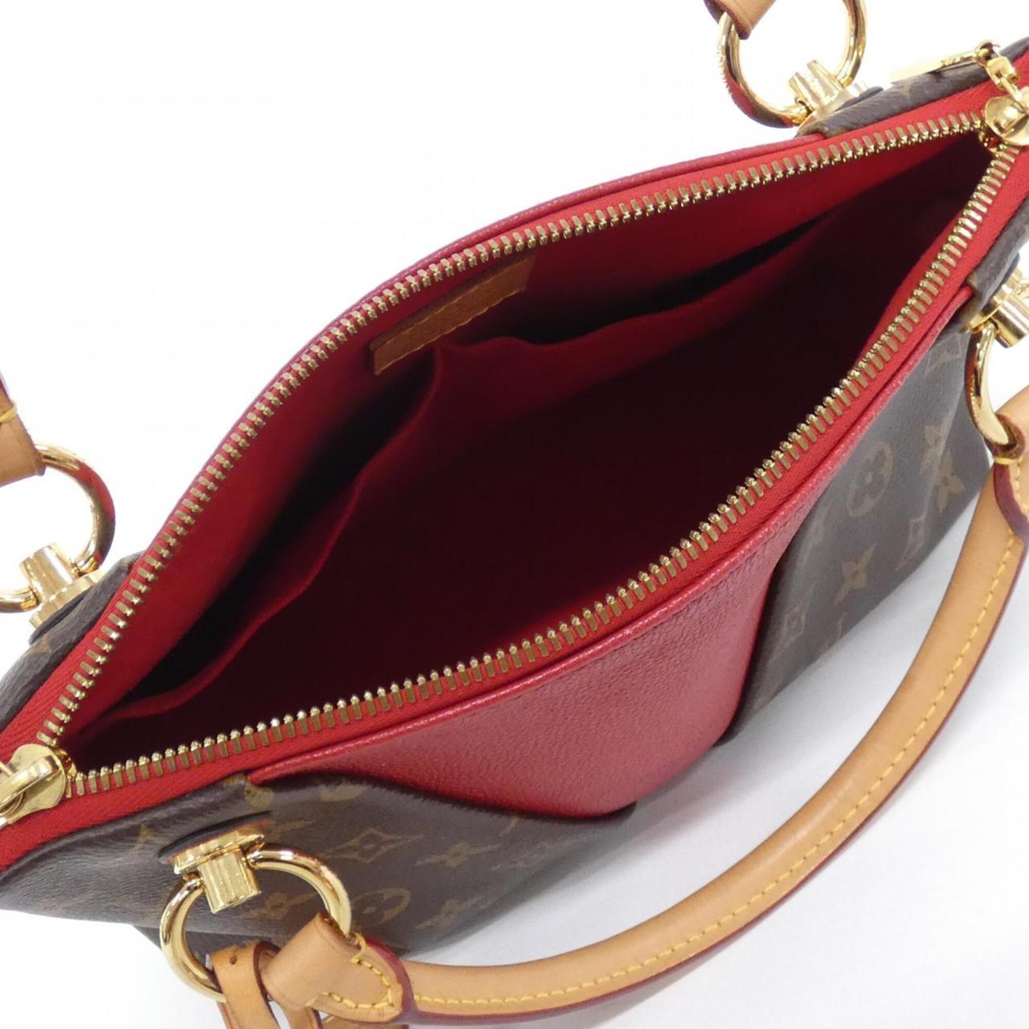 Louis Vuitton Cerise Marron Coated Canvas Handbag (Pre-Owned)