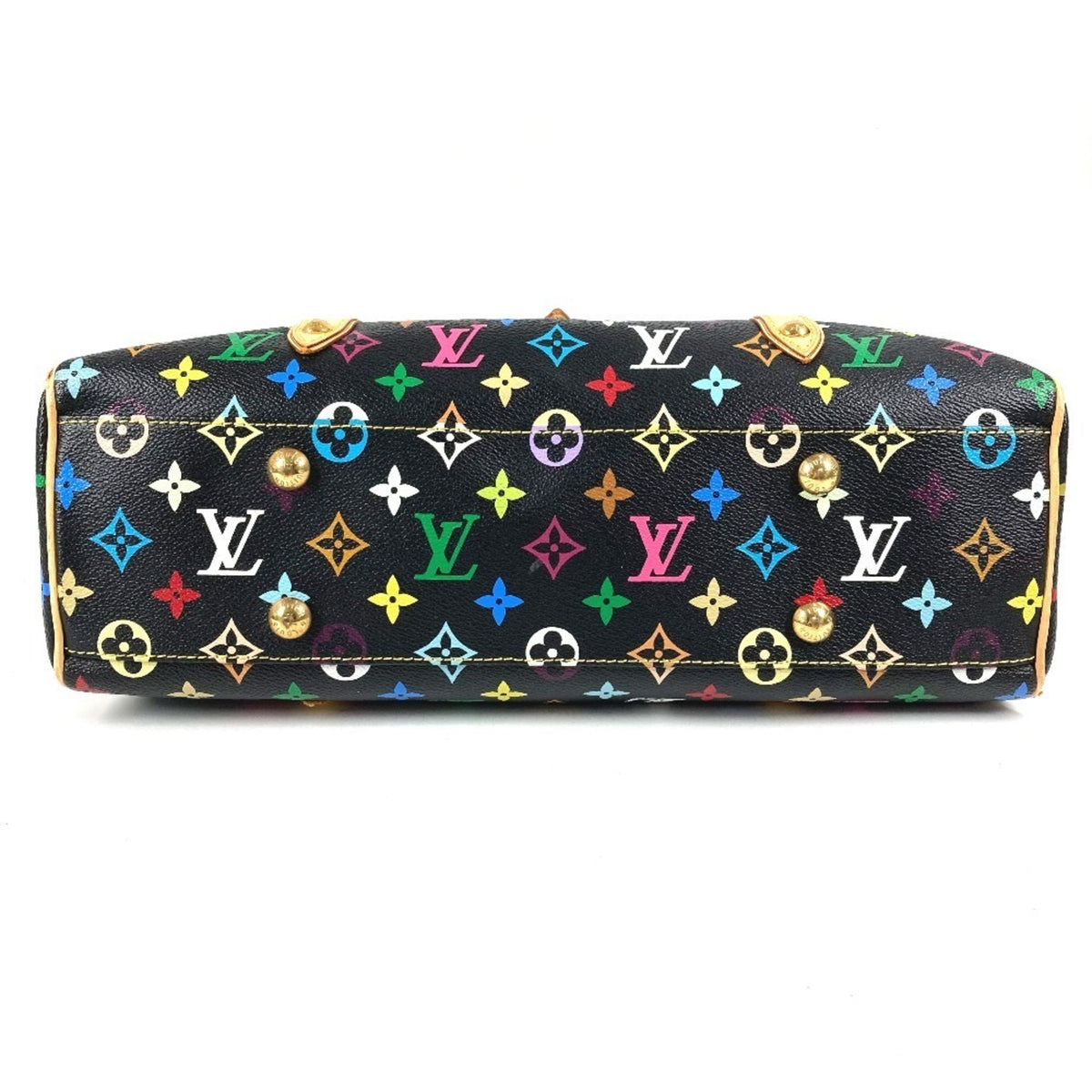 Louis Vuitton Black Multi-Color Monogram Multicolore Shoulder Bag Tote Bag (Pre-Owned)