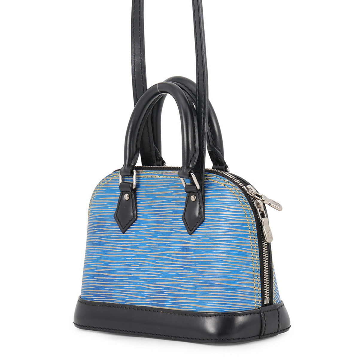 Louis Vuitton Blue Denim Handbag (Pre-Owned)