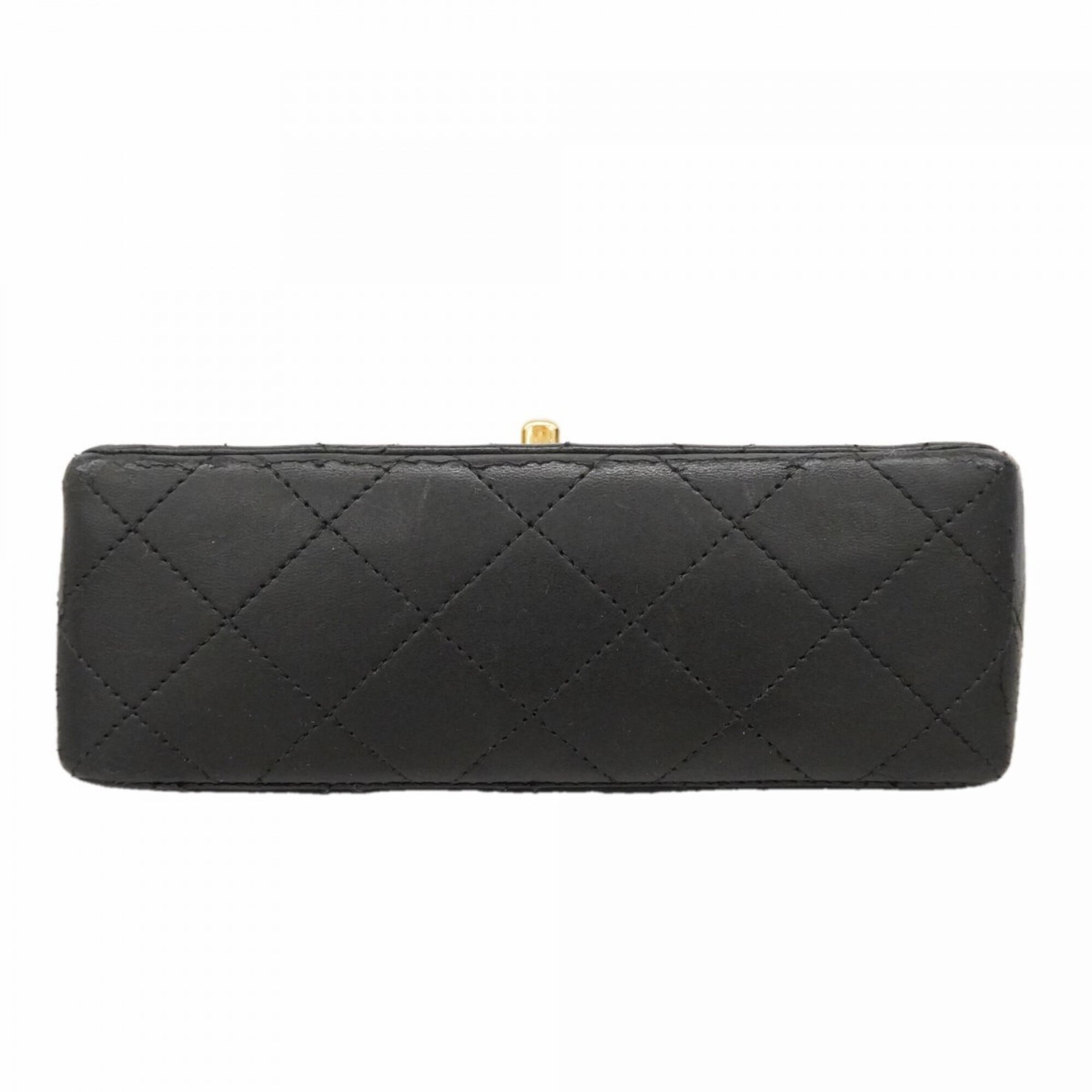 Chanel Black Leather Shoulder Bag (Pre-Owned)