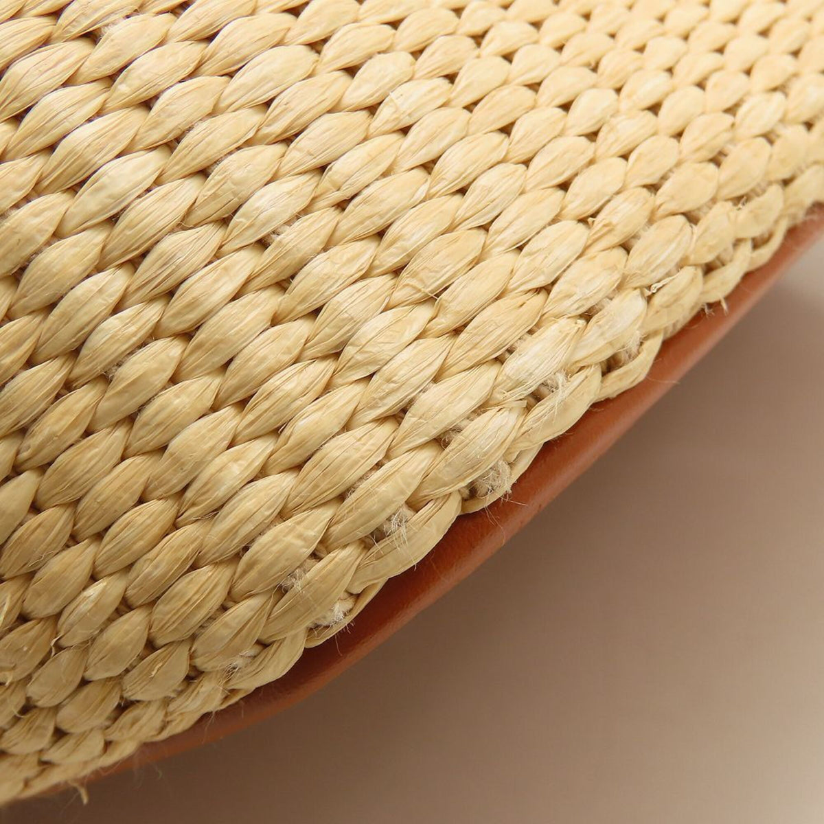 Louis Vuitton Brown Natural Raffia Leather Shoulder Bag (Pre-Owned)