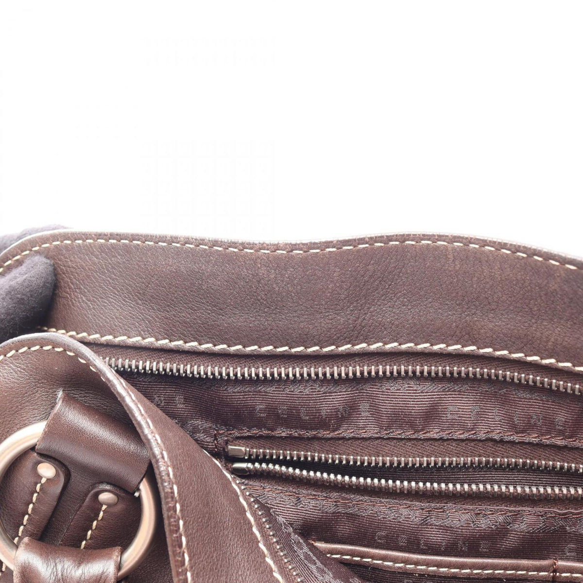 Celine Brown Leather Handbag (Pre-Owned)