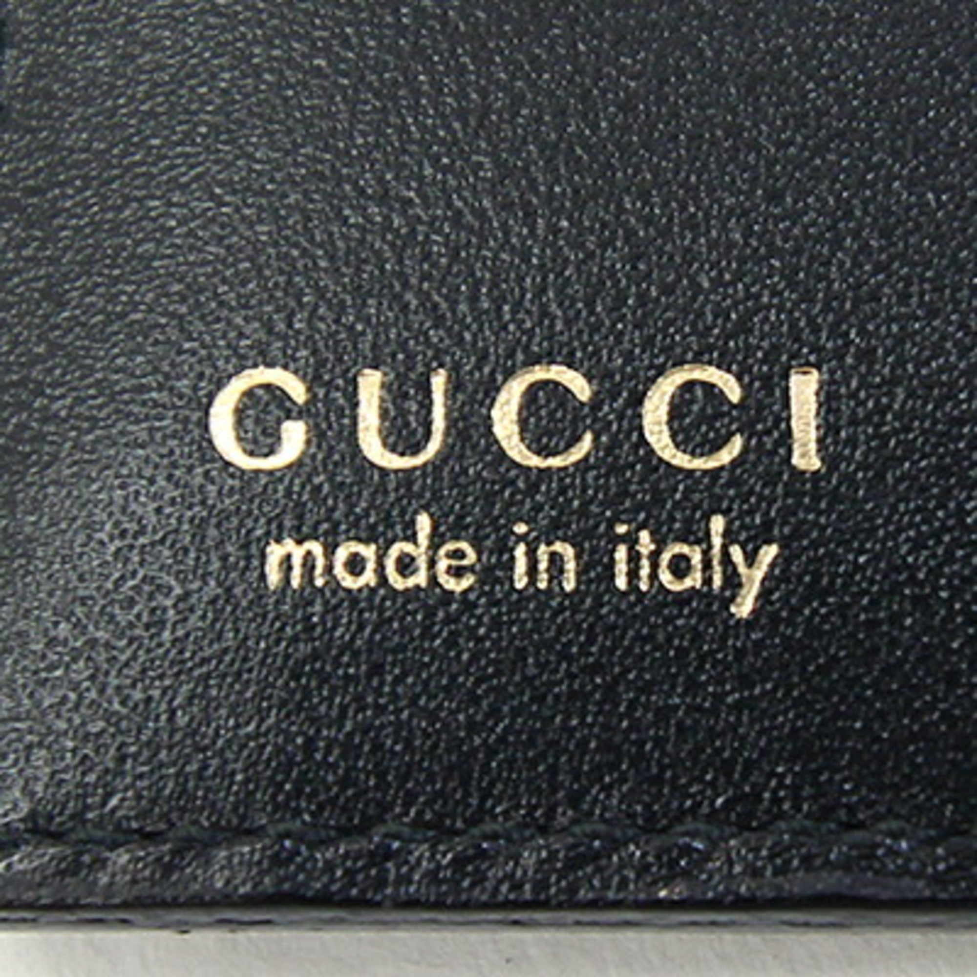 Gucci Black Leather Wallet (Bi-Fold) (Pre-Owned)