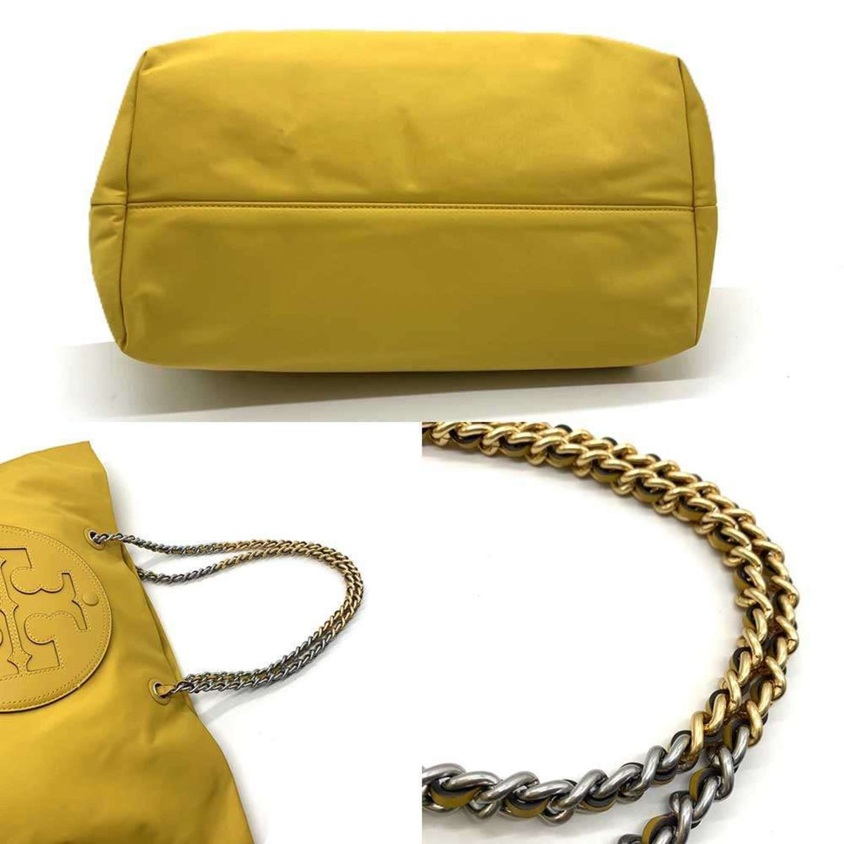 Tory Burch Yellow Nylon Tote Bag (Pre-Owned)