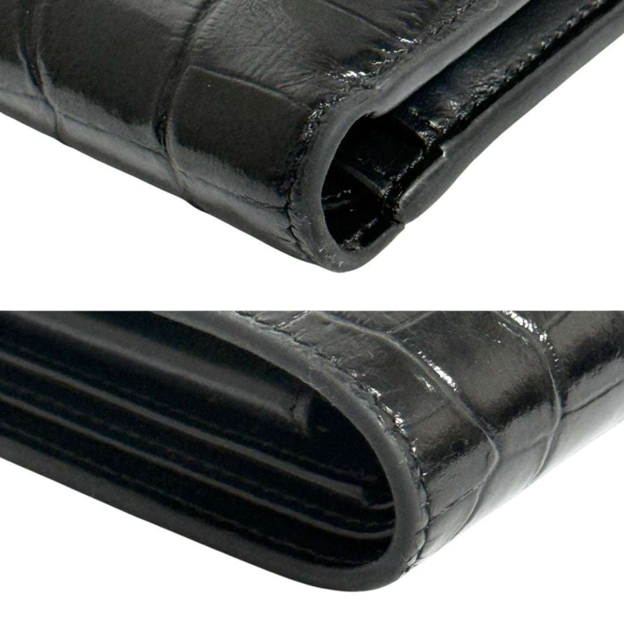 Celine Black Leather Wallet (Bi-Fold) (Pre-Owned)