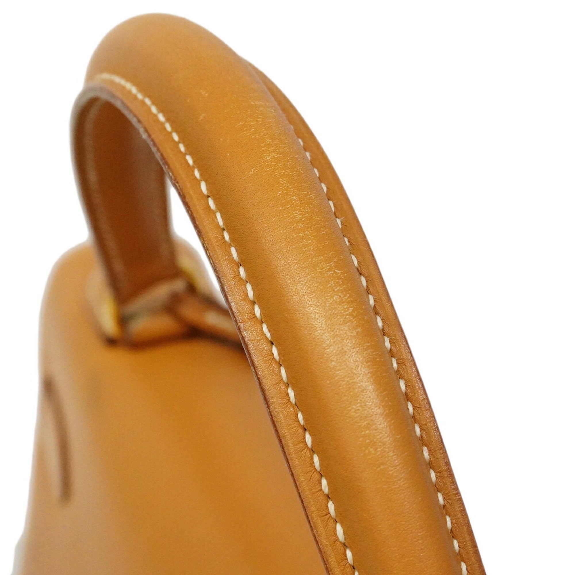 Hermes Natural Sable Box Calf Leather Handbag (Pre-Owned)