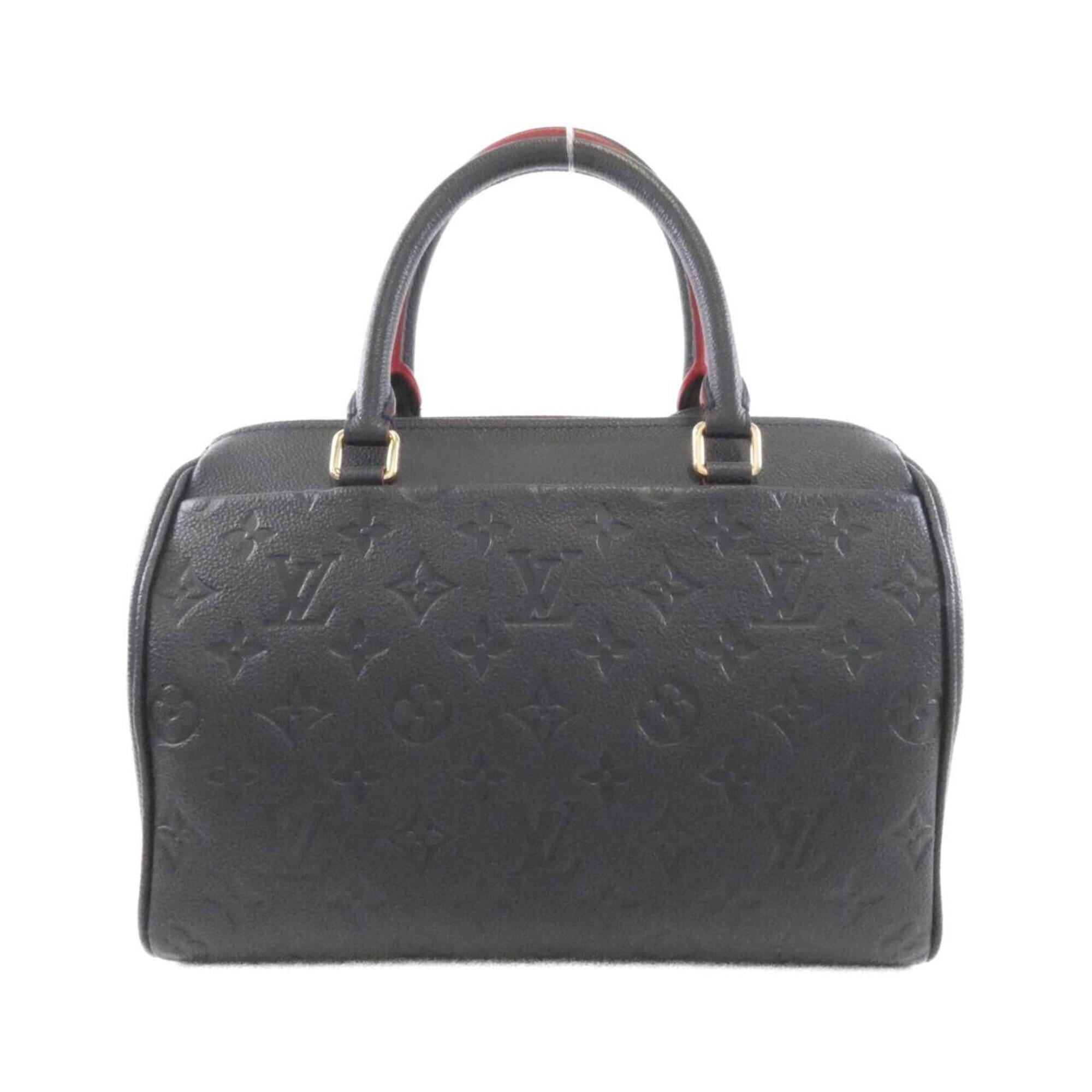 Louis Vuitton Marine Rouge Leather Boston Bag (Pre-Owned)