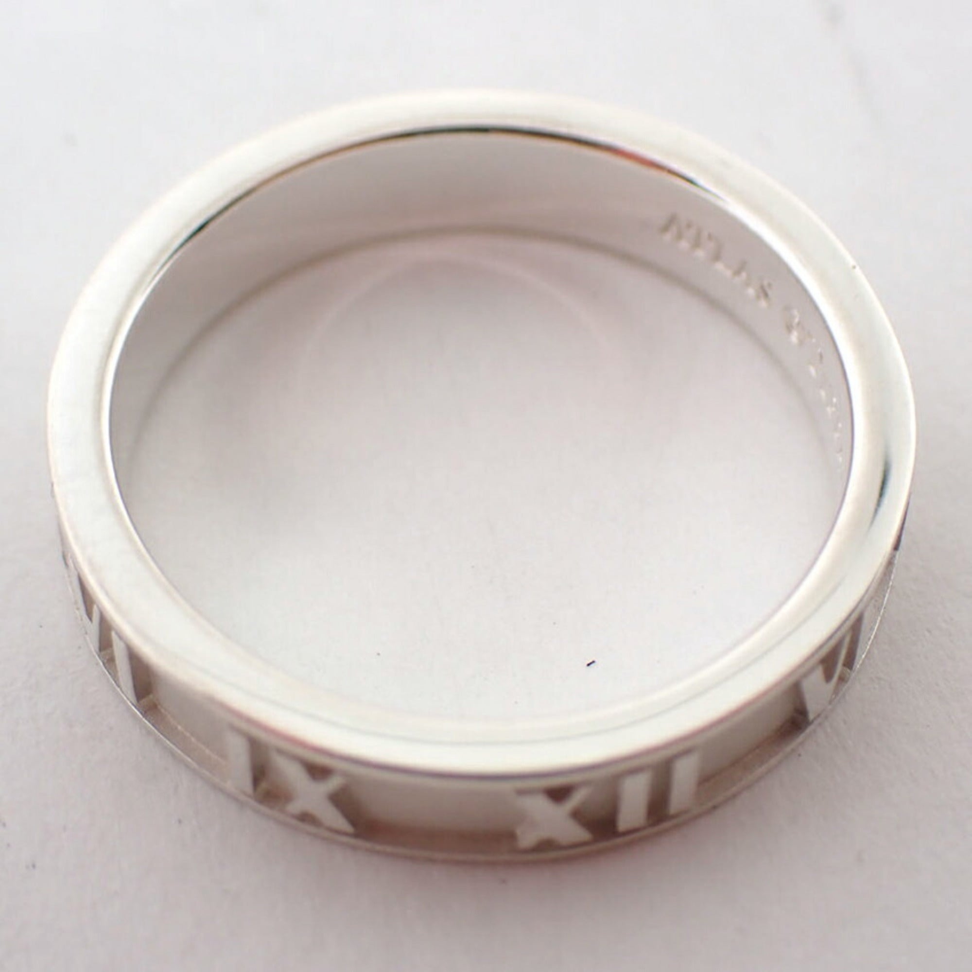 Tiffany Silver Sterling Silver 925 Band Ring (Pre-Owned)