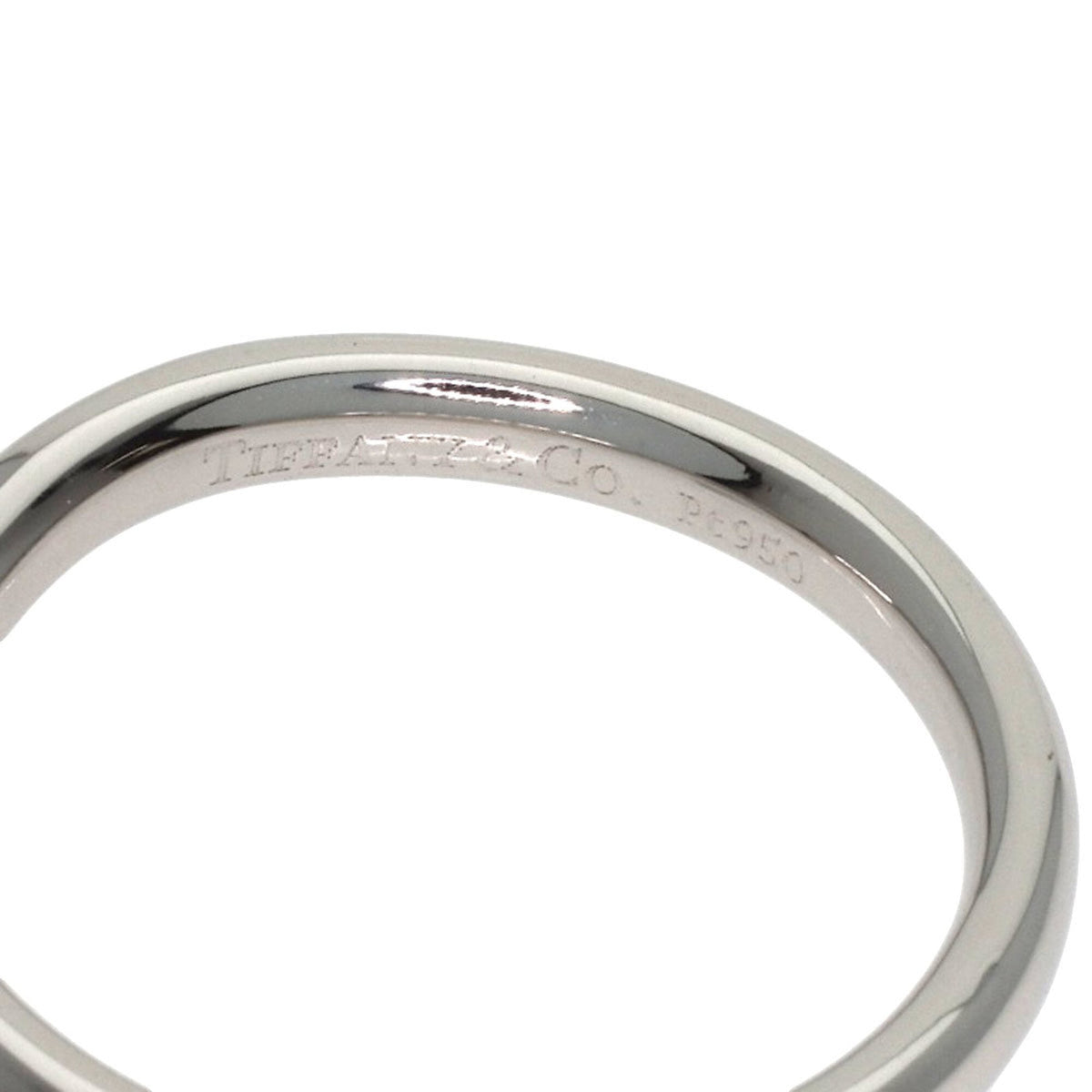 Tiffany Platinum 950 Band Ring (Pre-Owned)
