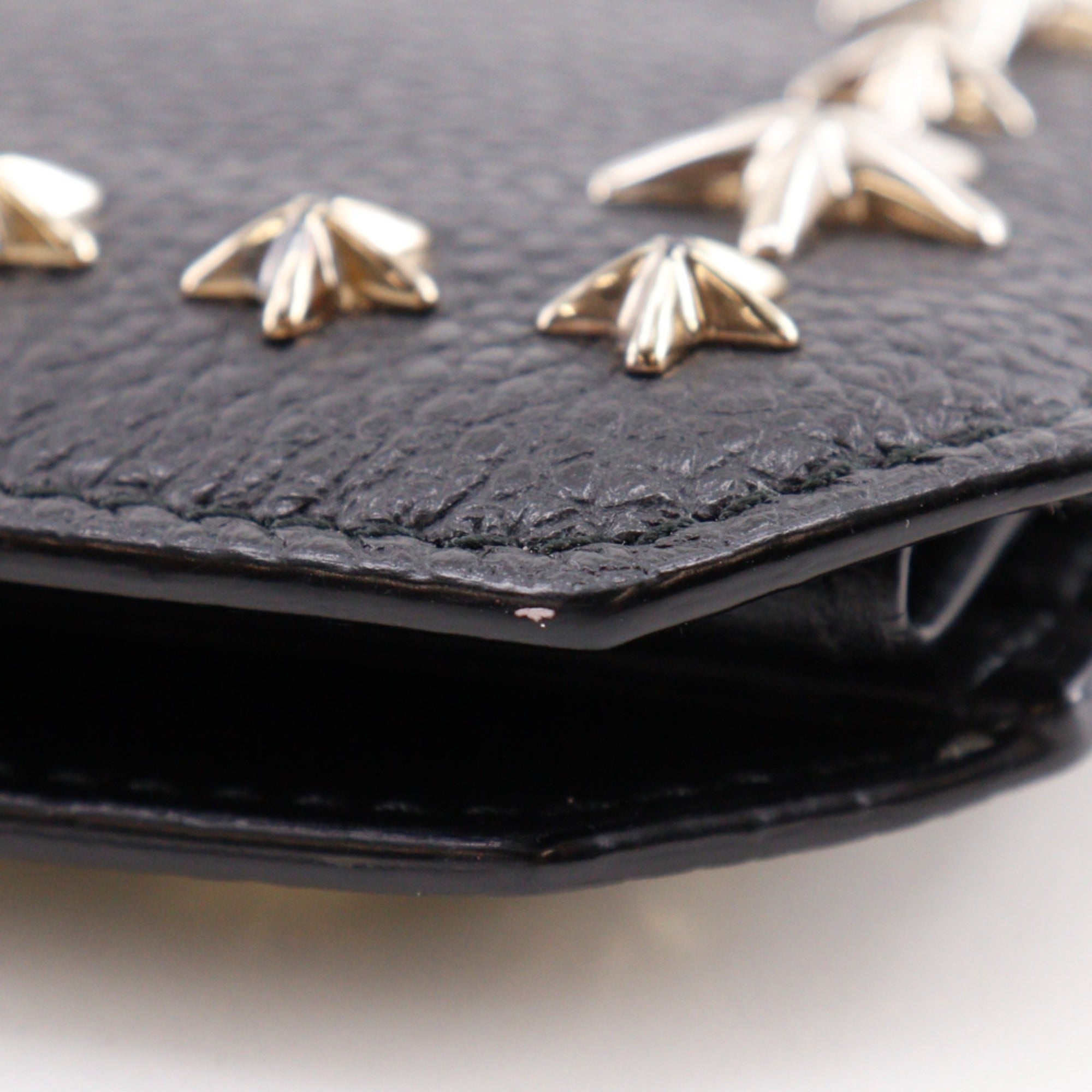Jimmy Choo Black Leather Wallet (Bi-Fold) (Pre-Owned)