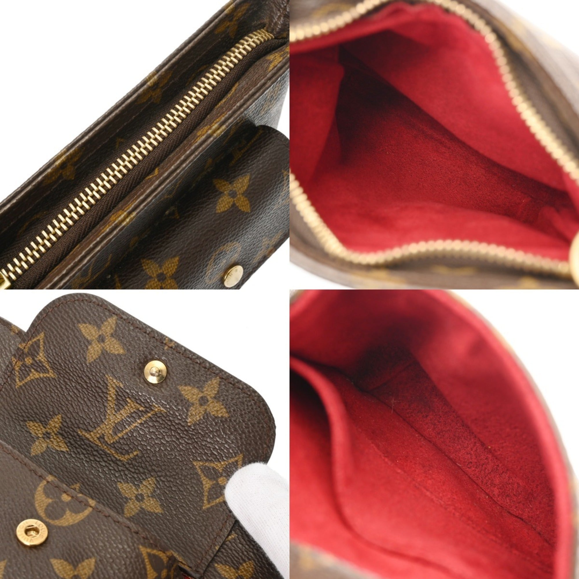 Louis Vuitton Brown Monogram Pouch (Pre-Owned)