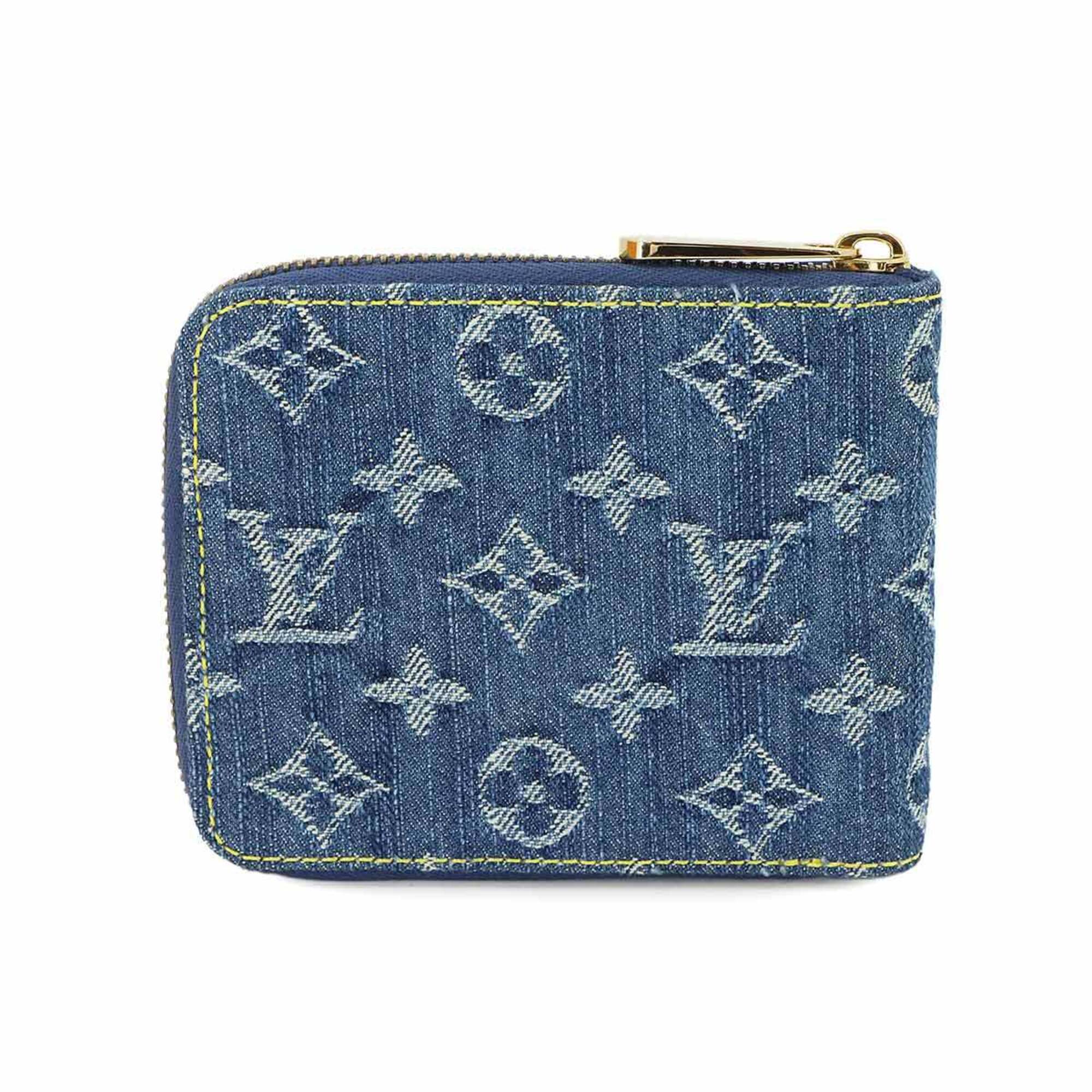 Louis Vuitton Blue Monogram Monogram Denim Canvas Wallet (Bi-Fold) (Pre-Owned)