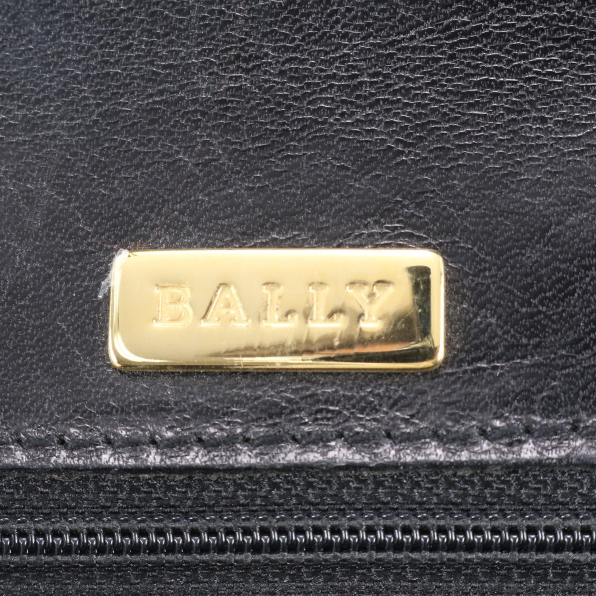 Bally Black Leather Briefcase (Pre-Owned)