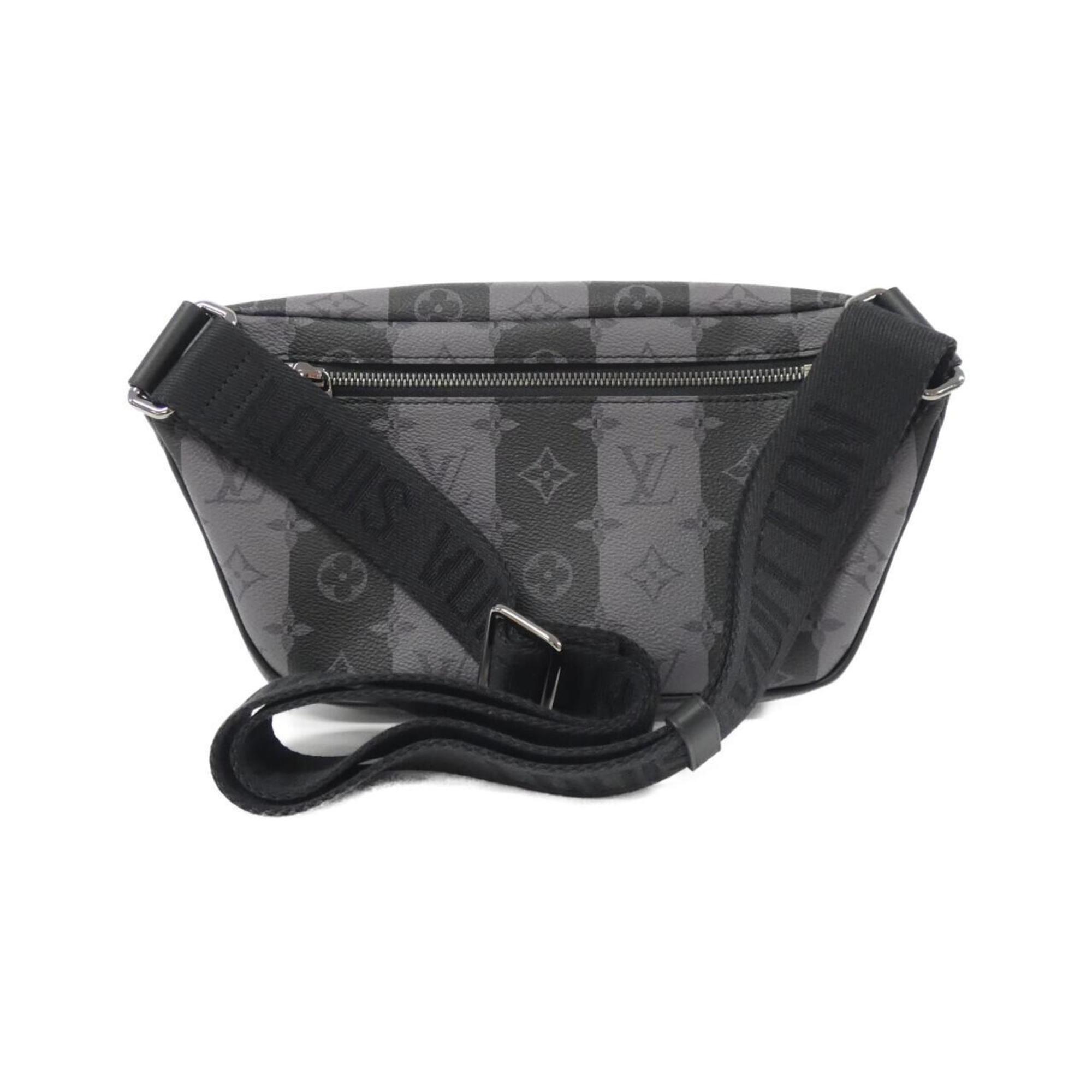 Louis Vuitton Black Coated Canvas Shoulder Bag (Pre-Owned)
