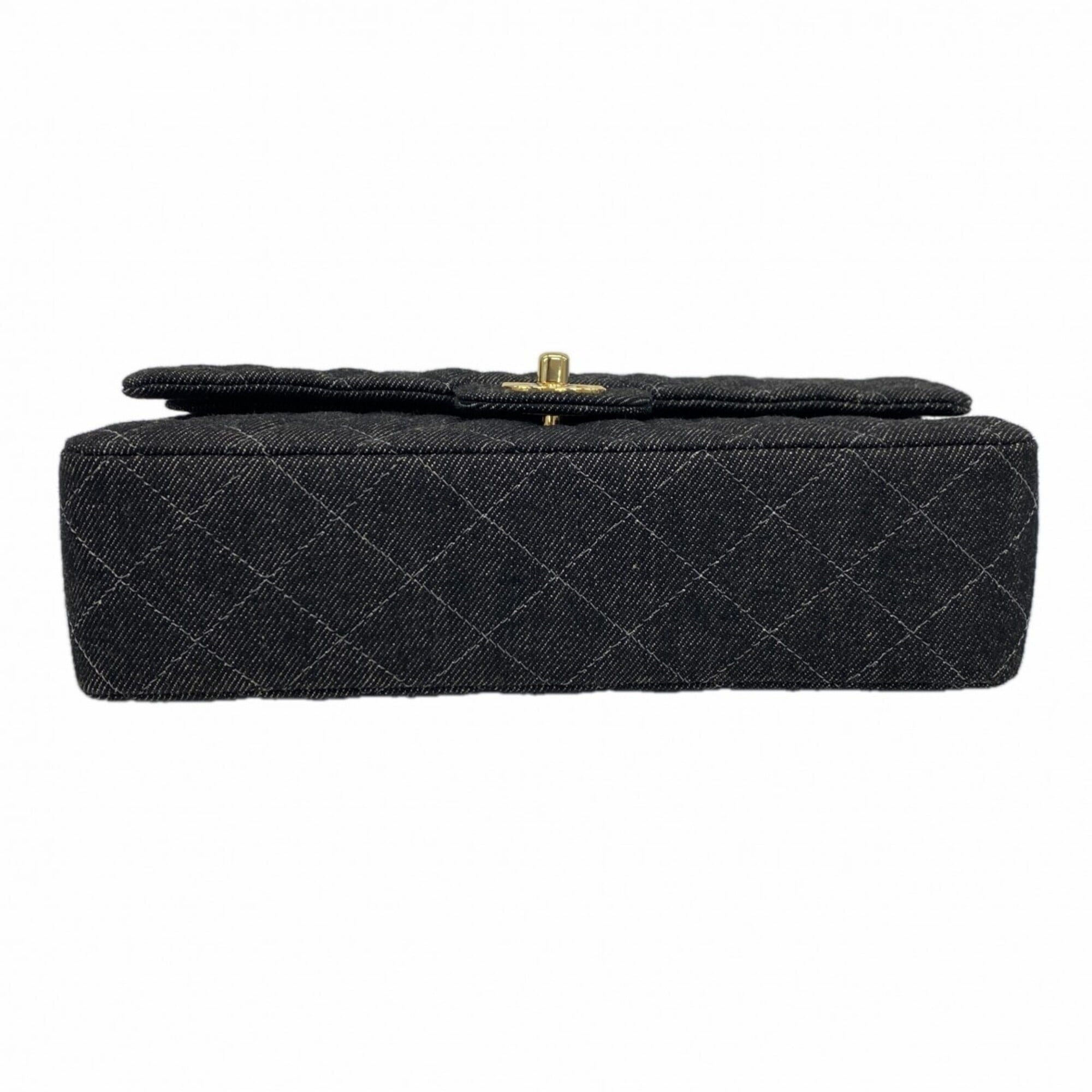 Chanel Black Denim Shoulder Bag (Pre-Owned)