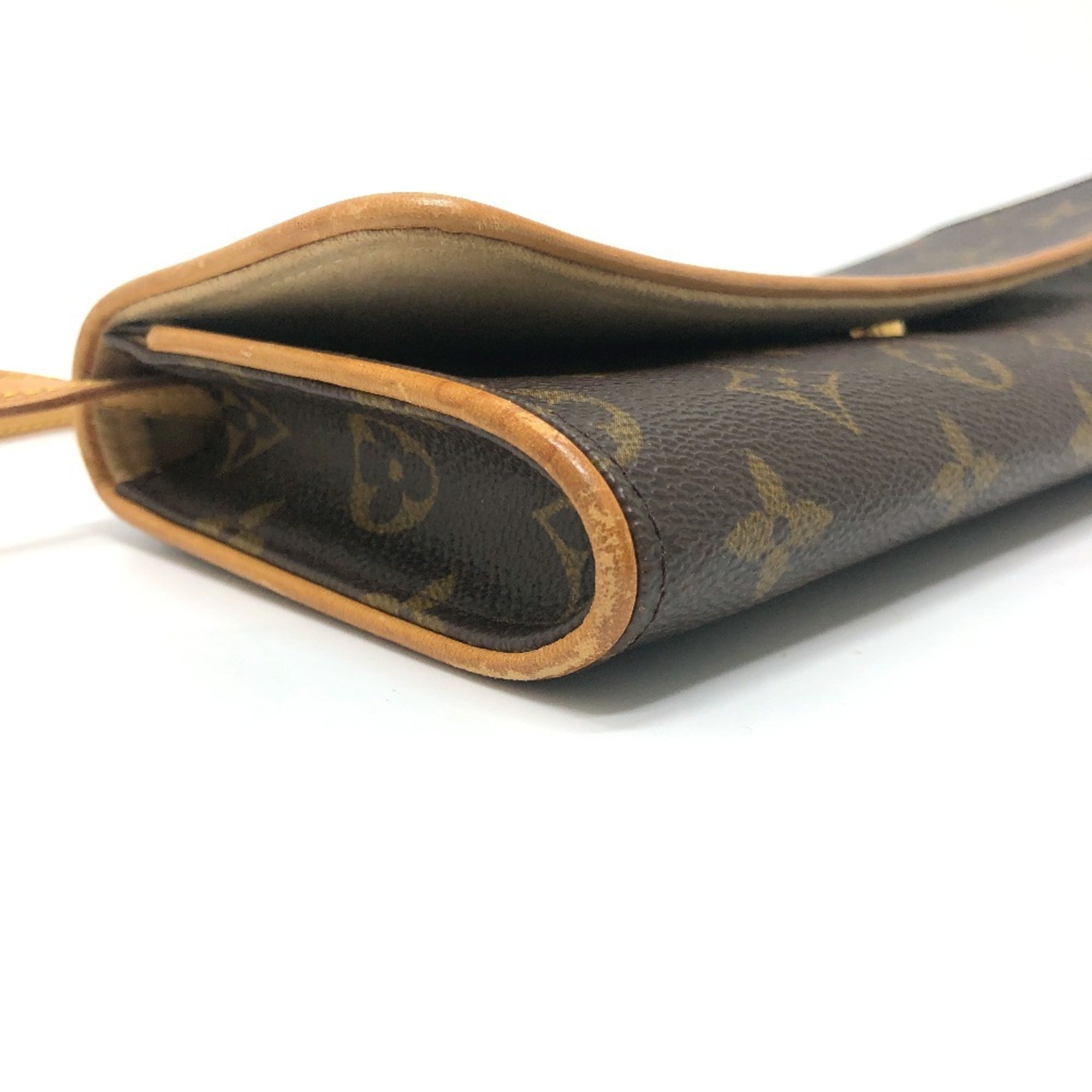 Louis Vuitton Brown Monogram Monogram Clutch Bag Pochette Shoulder Bag (Pre-Owned)