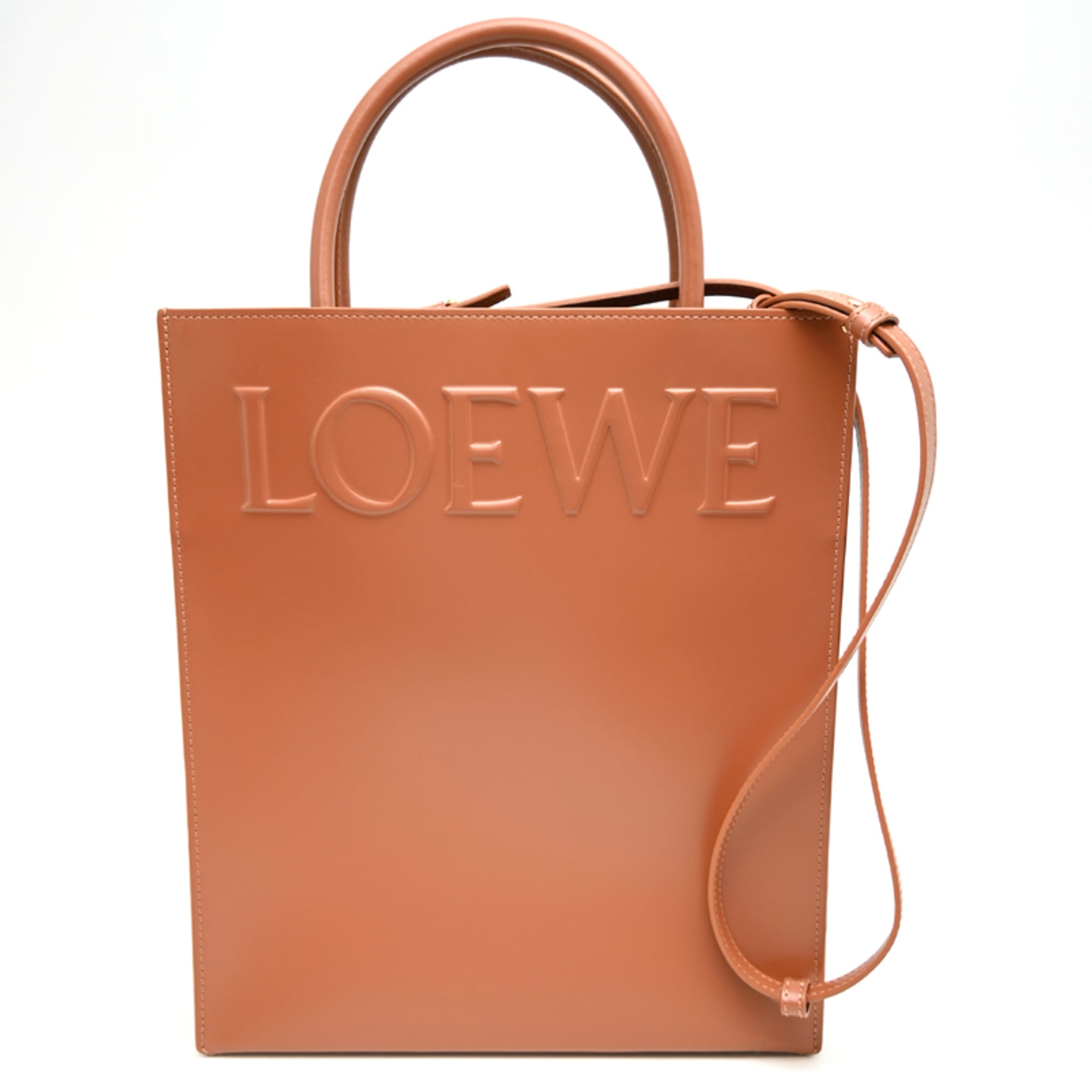 Loewe Brown Leather Tote Bag (Pre-Owned)