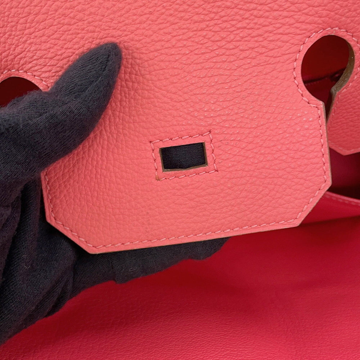 Hermes Pink Togo Leather Handbag (Pre-Owned)