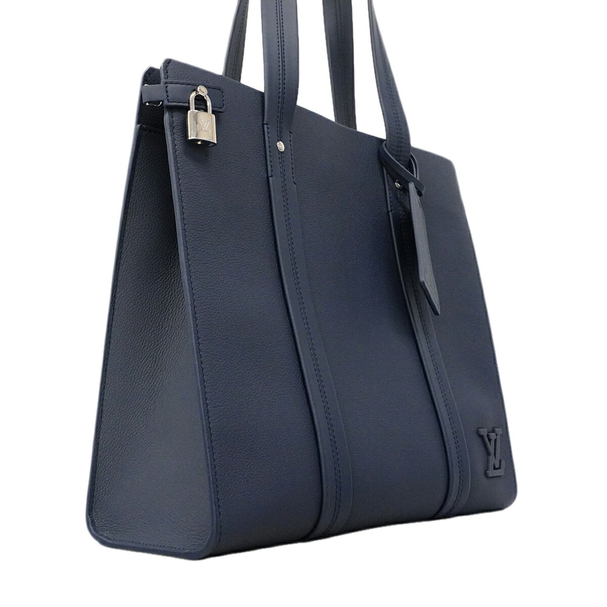 Louis Vuitton Navy Tote Bag (Pre-Owned)