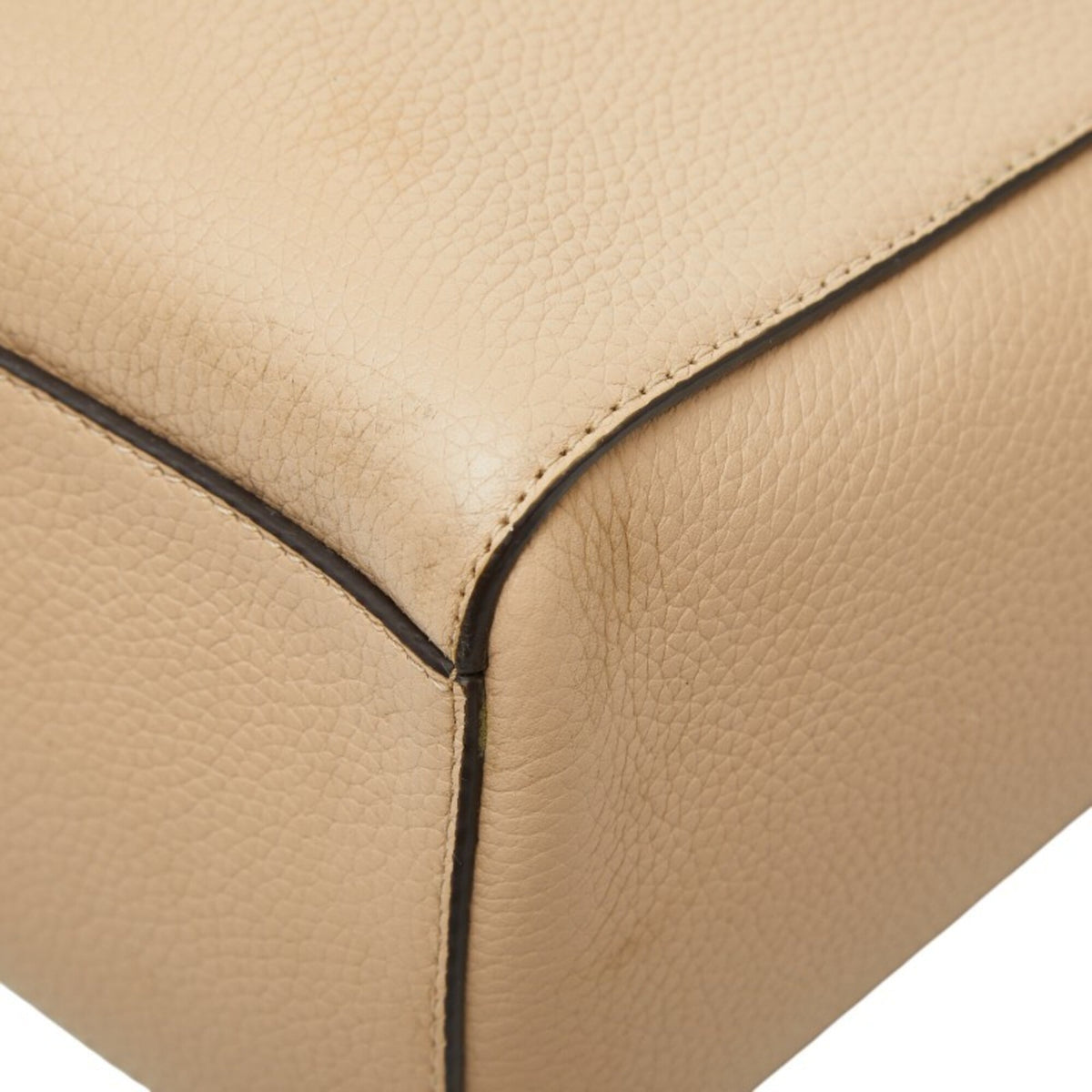 Michael Kors Beige Leather Tote Bag (Pre-Owned)