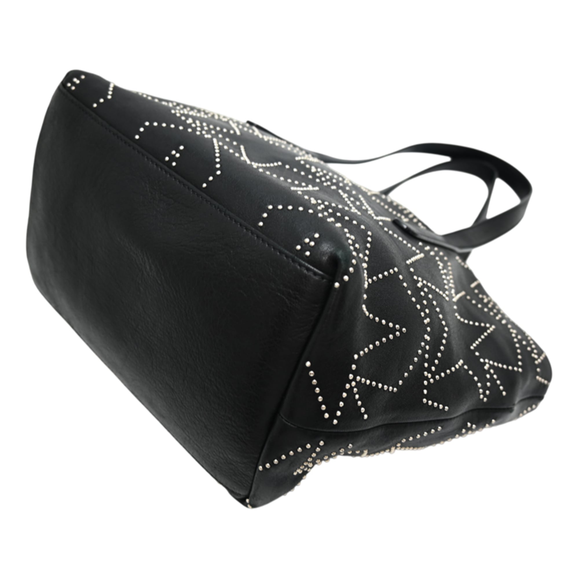 Jimmy Choo Black Leather Tote Bag (Pre-Owned)