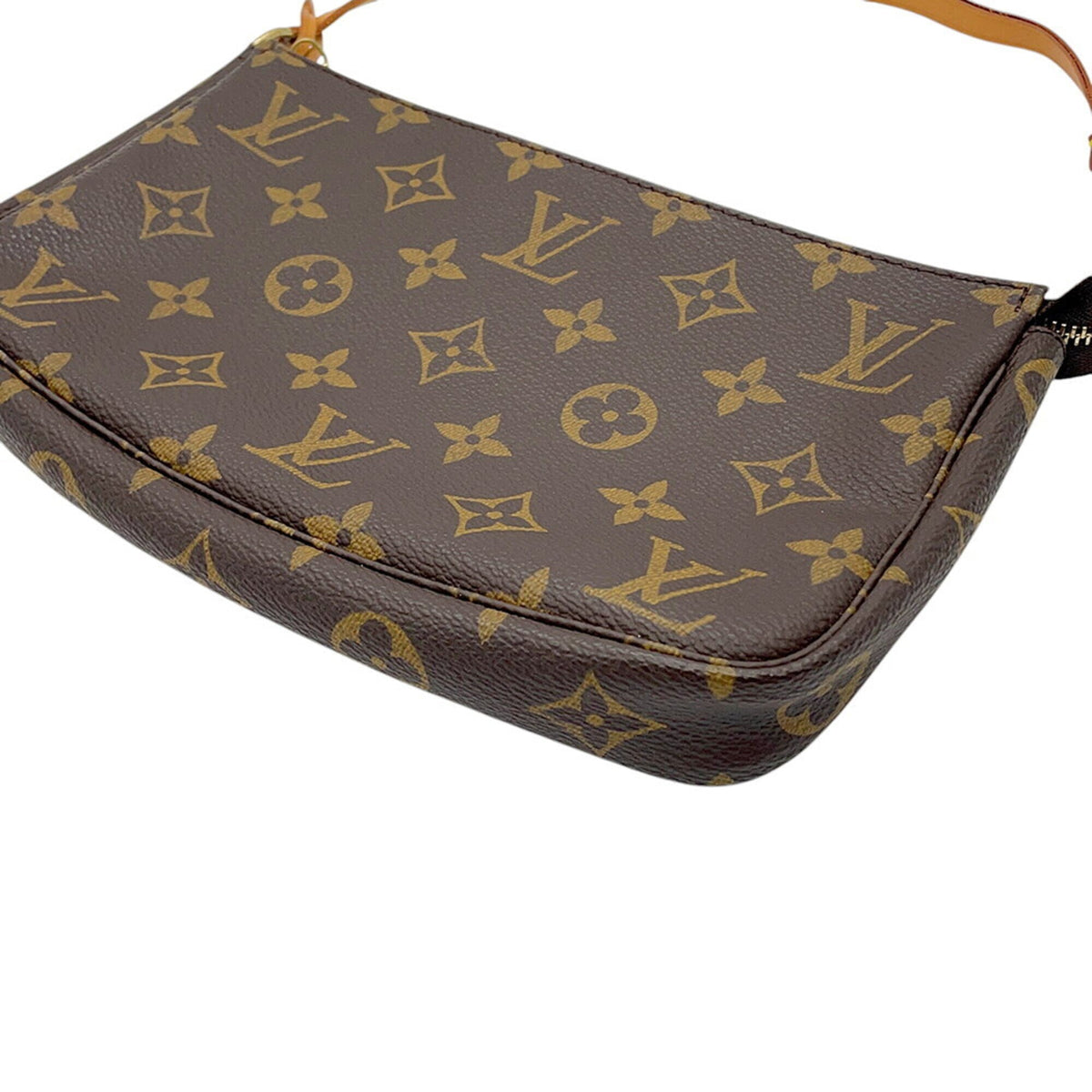 Louis Vuitton Monogram Brown Monogram Handbag Pochette (Pre-Owned)