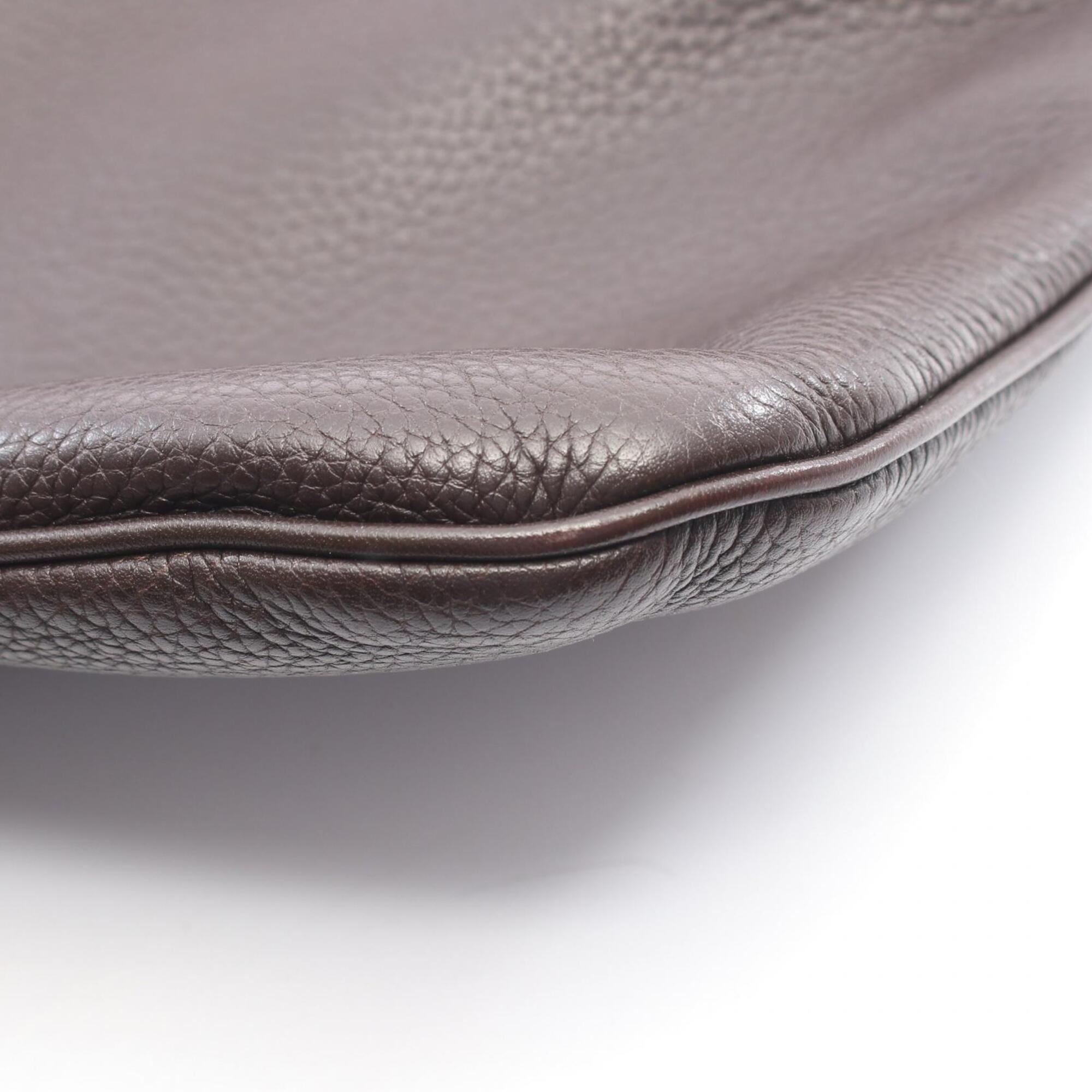 Loewe Black Brown Leather Handbag Shoulder Bag (Pre-Owned)