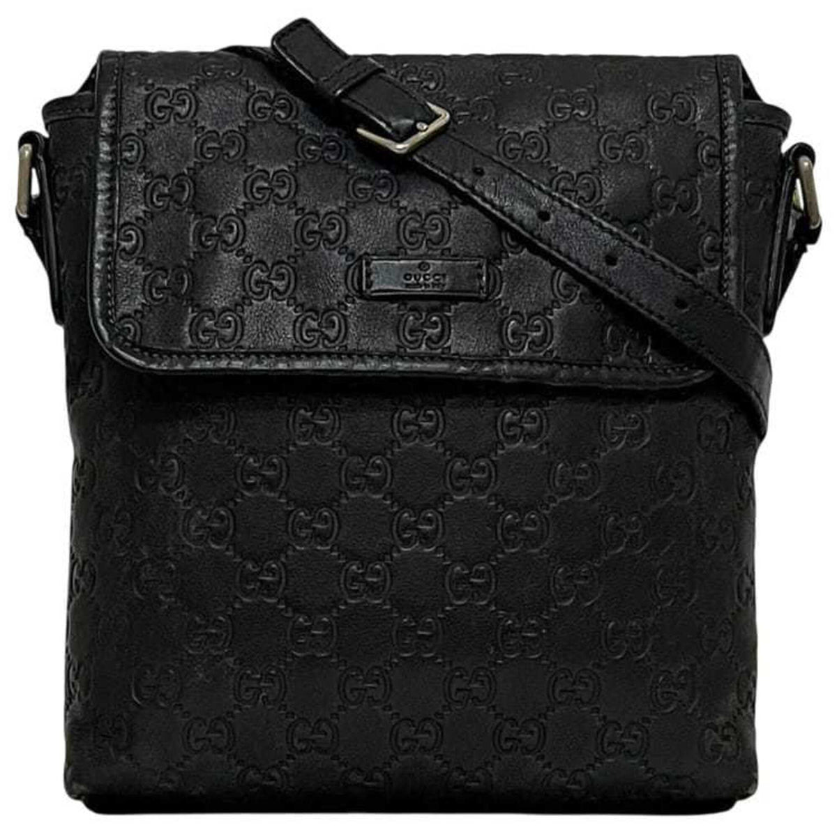 Gucci Black Leather Shoulder Bag (Pre-Owned)