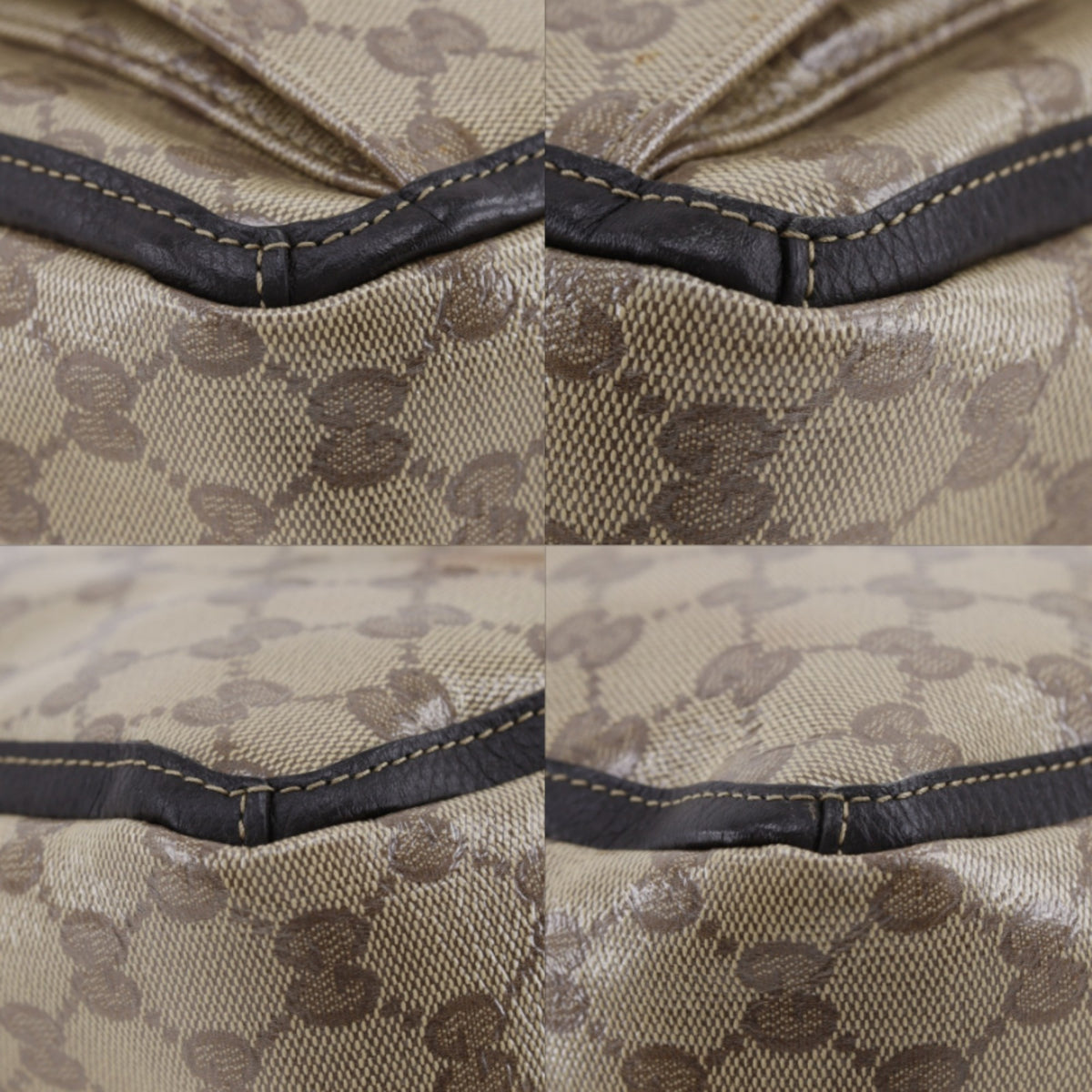 Gucci Brown Gg Crystal Tote Bag (Pre-Owned)