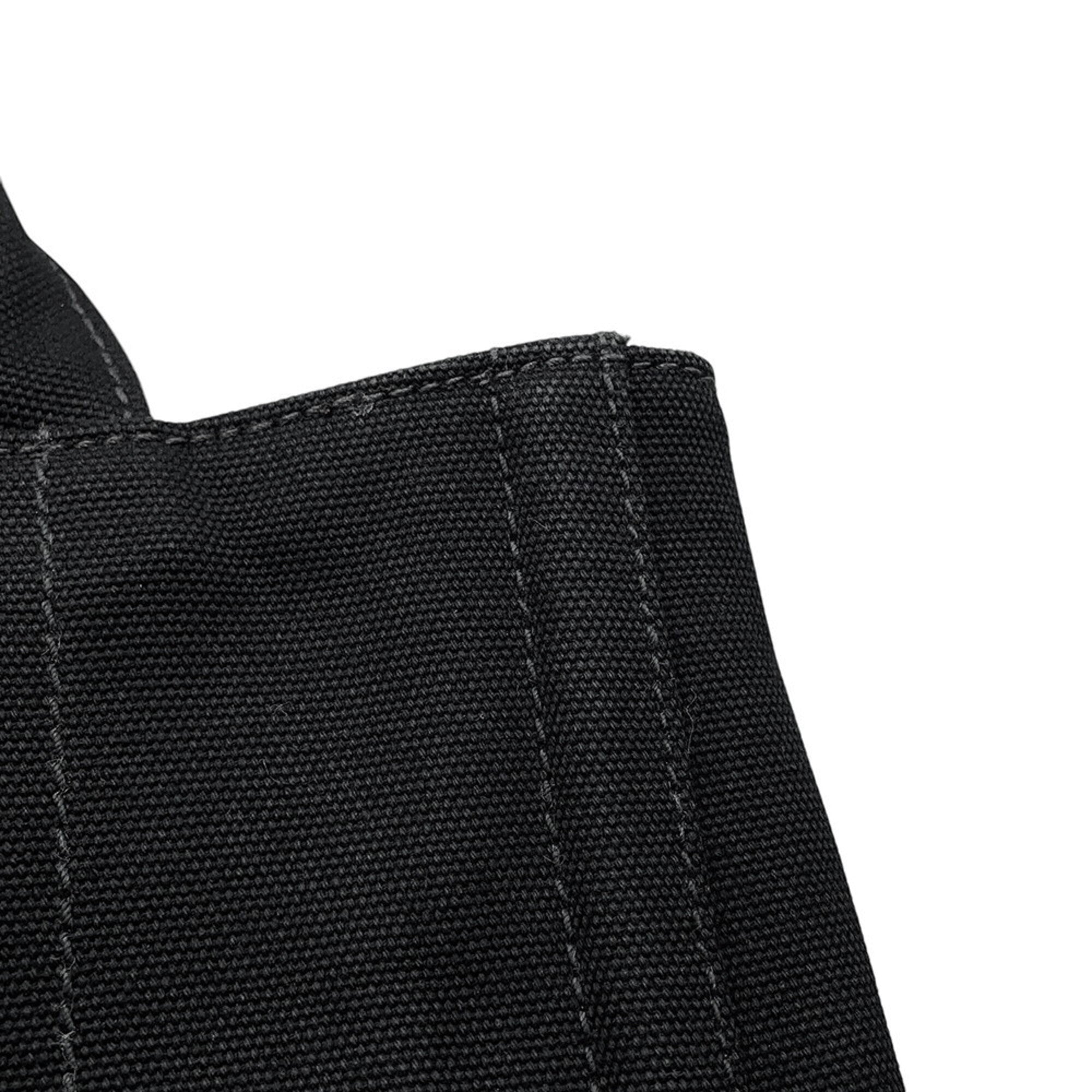 Prada Black Canvas Tote Bag (Pre-Owned)
