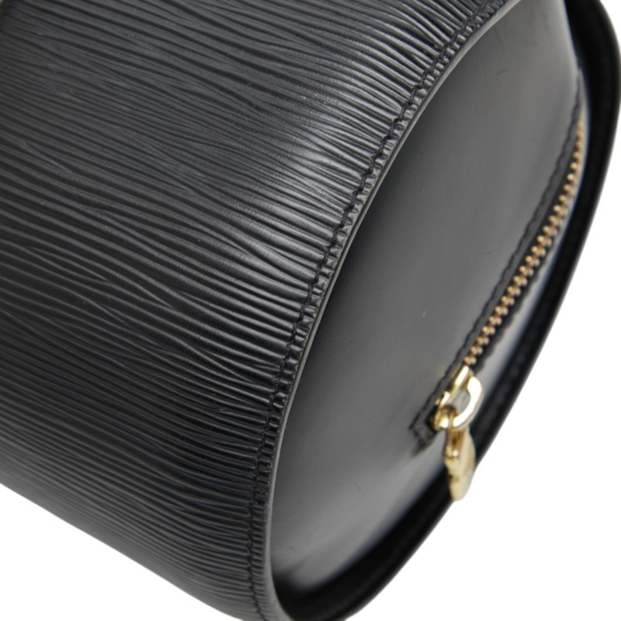 Louis Vuitton Black Noir Leather Handbag (Pre-Owned)