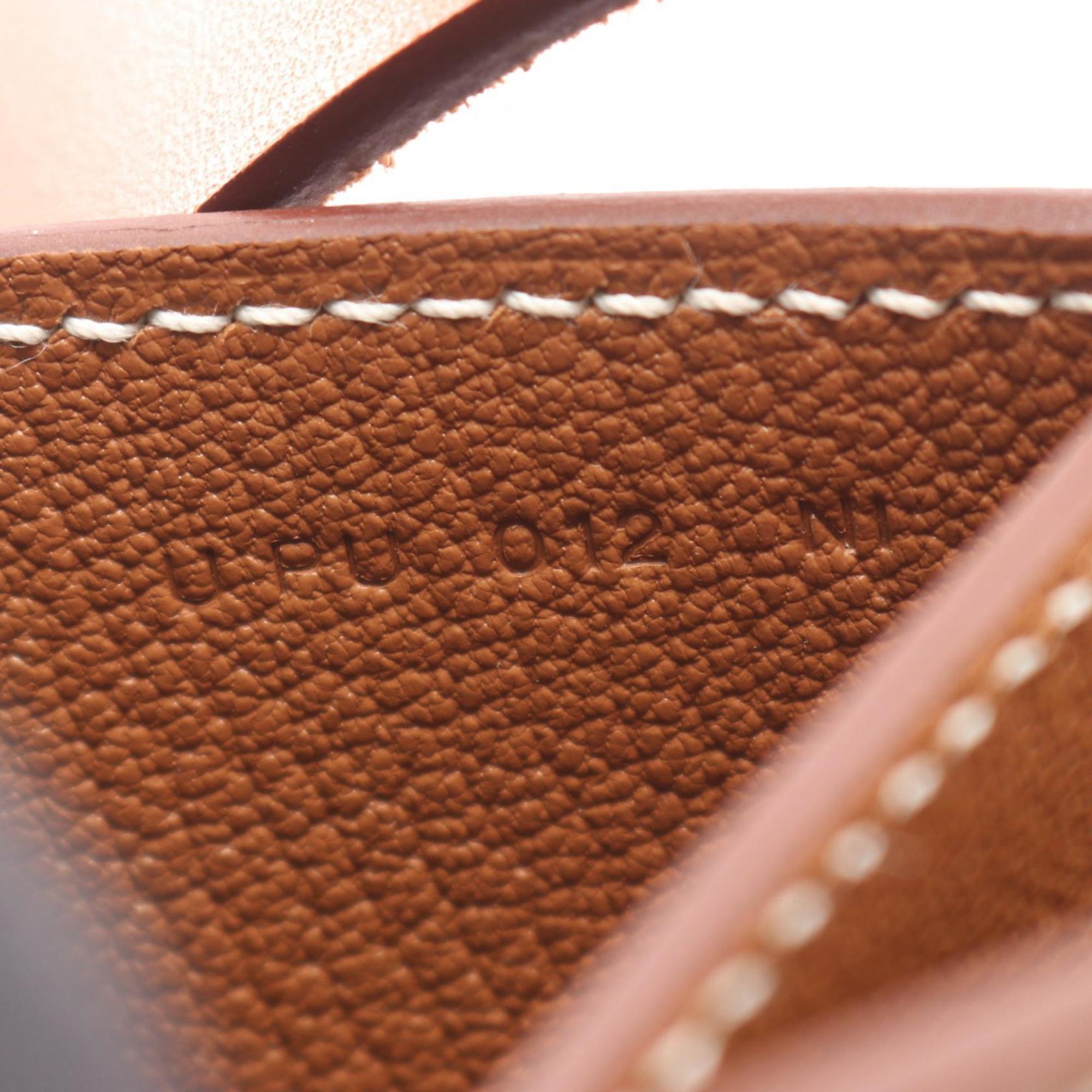 Hermes Brown Gold Togo Leather Leather Handbag Shoulder Bag (Pre-Owned)