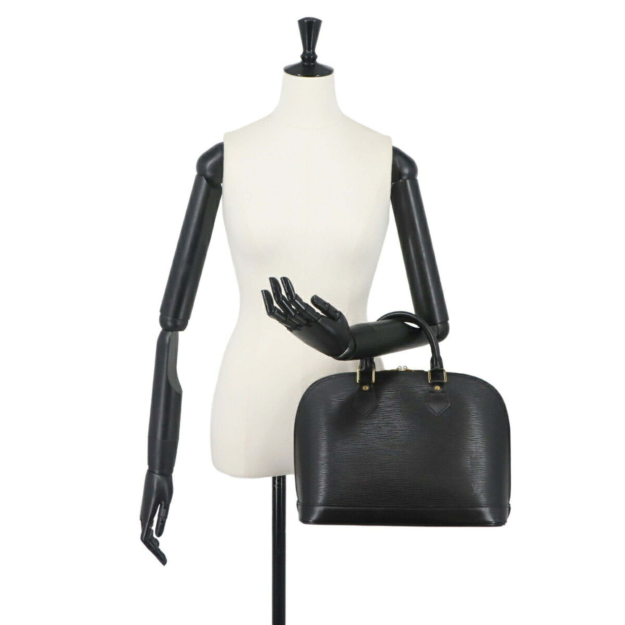 Louis Vuitton Noir Epi Leather Handbag (Pre-Owned)
