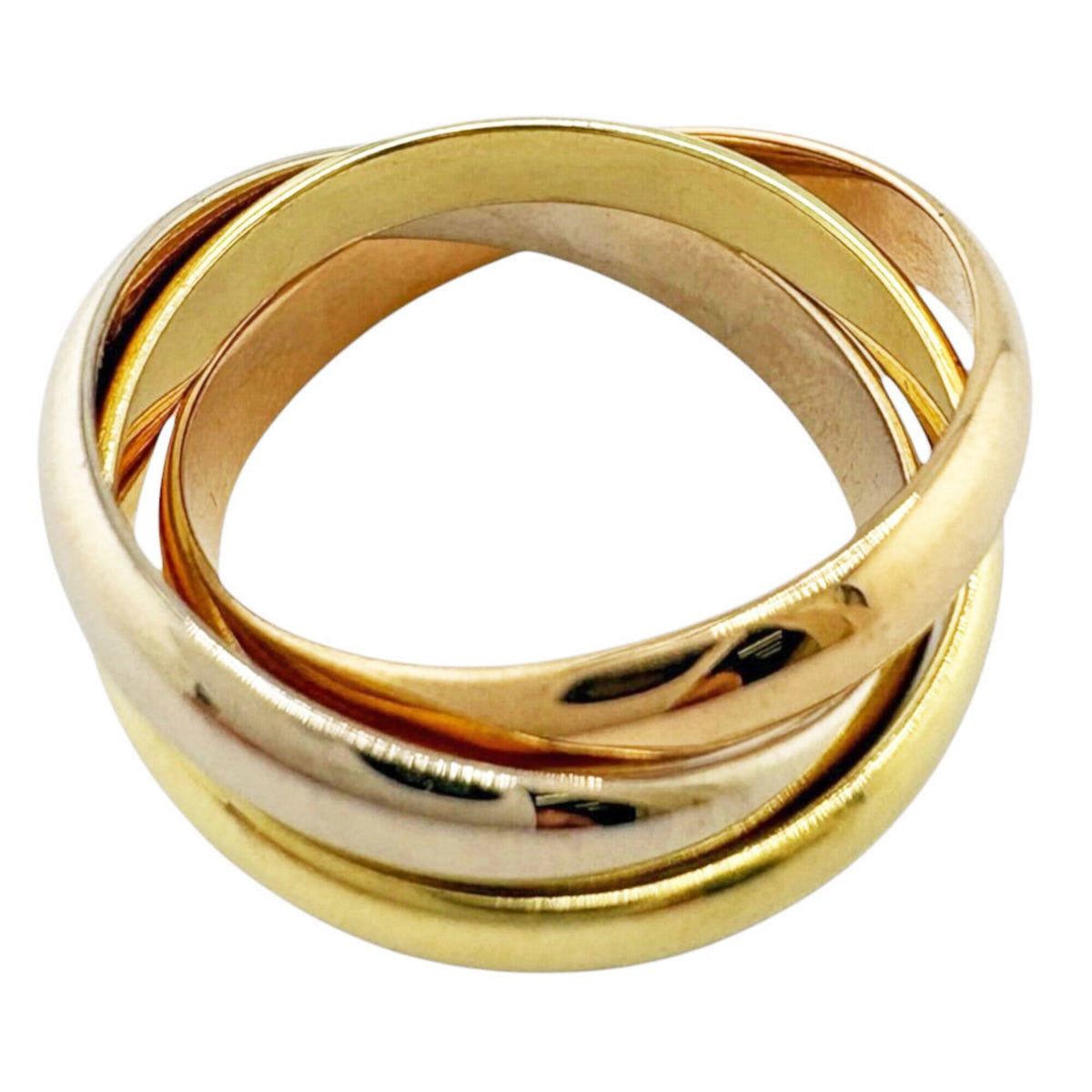 Cartier Gold Silver Pink Gold Yellow Gold (18K) Pink Gold (18K) White Gold (18K) Band Ring (Pre-Owned)