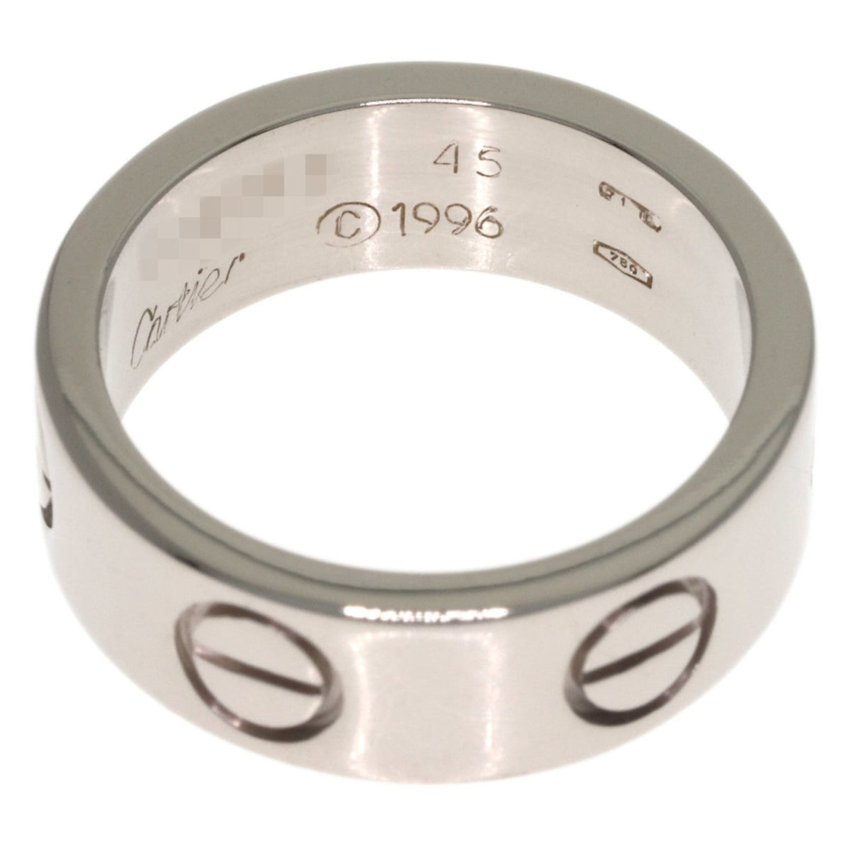 Cartier White Gold (18K) Band Ring (Pre-Owned)