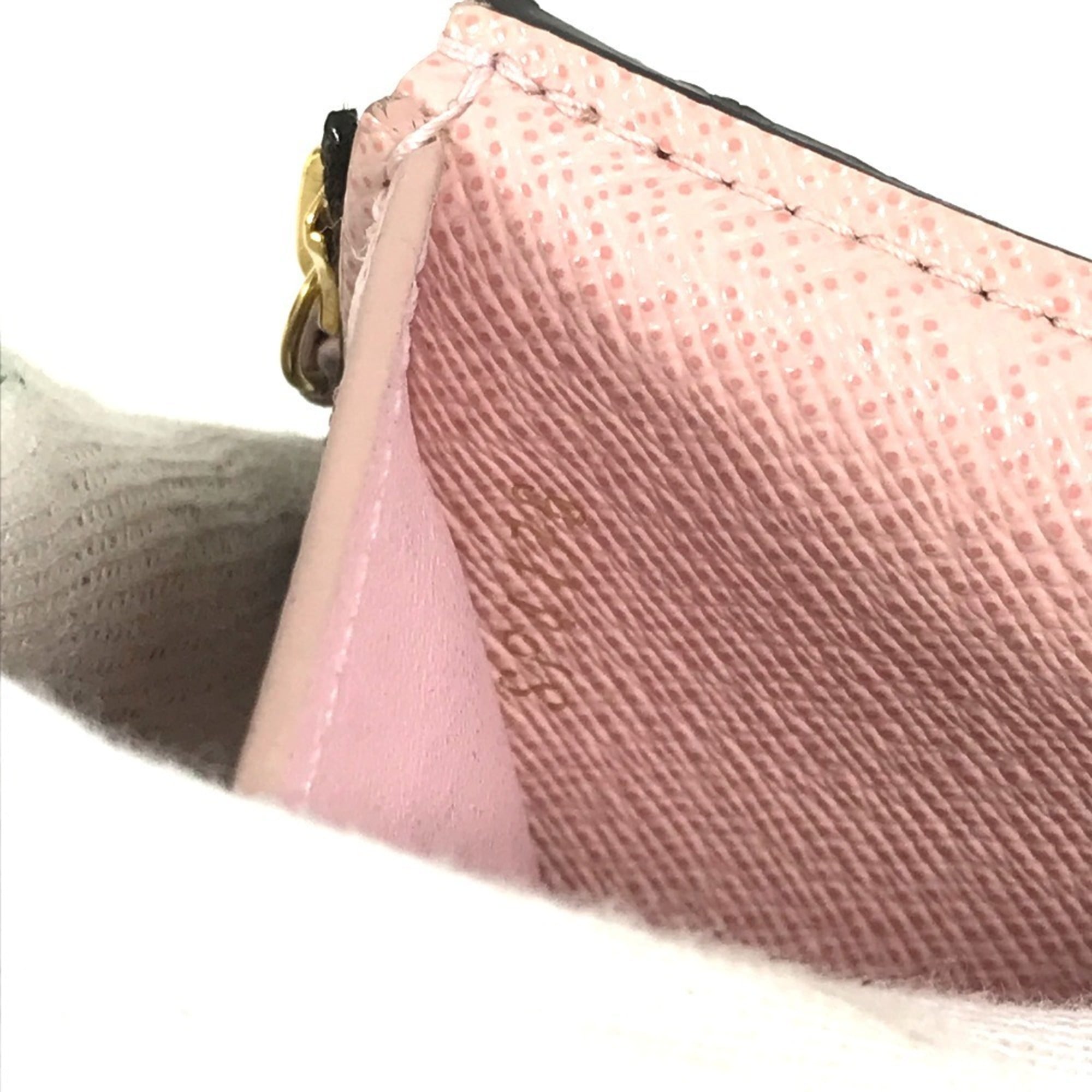 Louis Vuitton Brown Monogram Pink Monogram Wallet (Bi-Fold) (Pre-Owned)