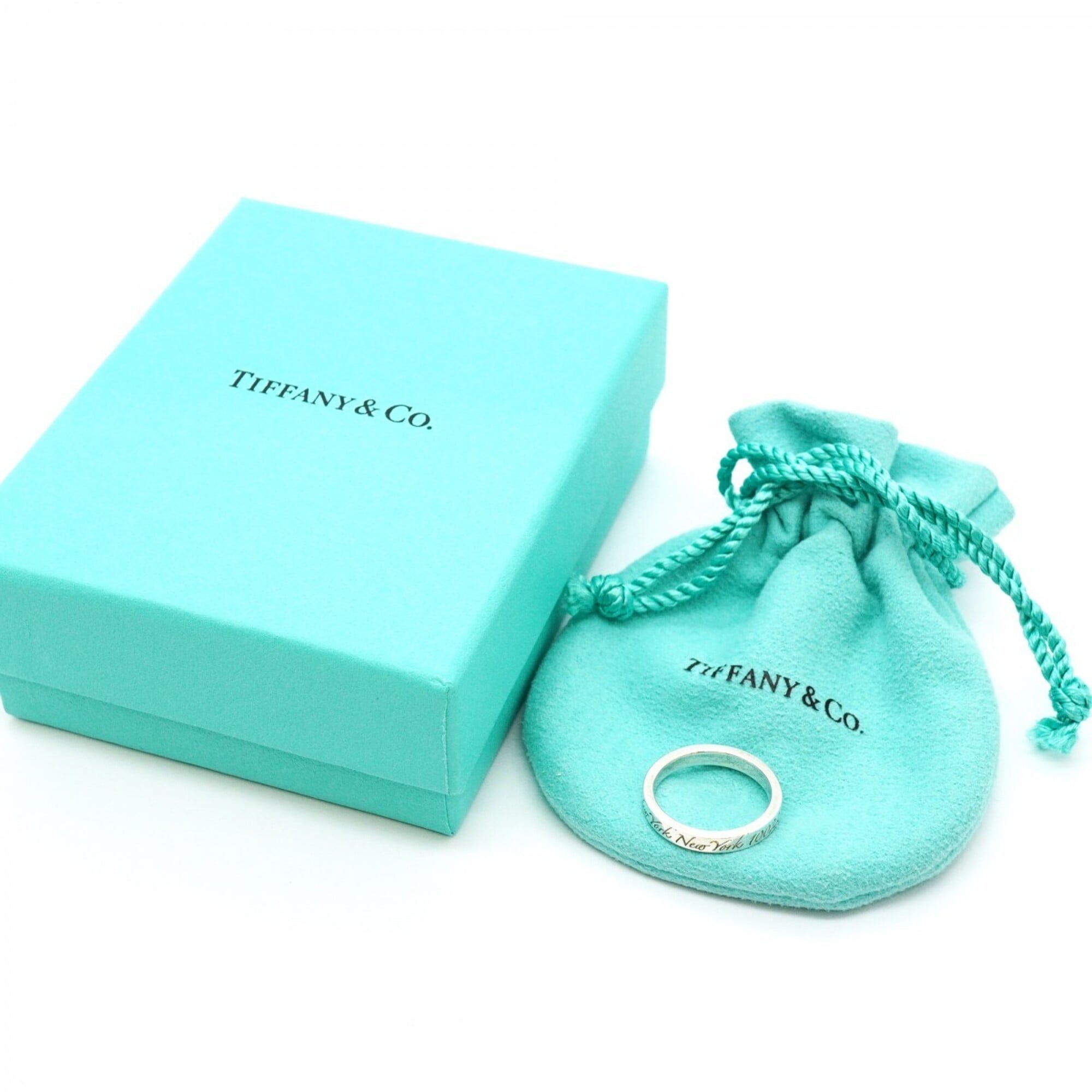 Tiffany Silver 925 Band Ring (Pre-Owned)