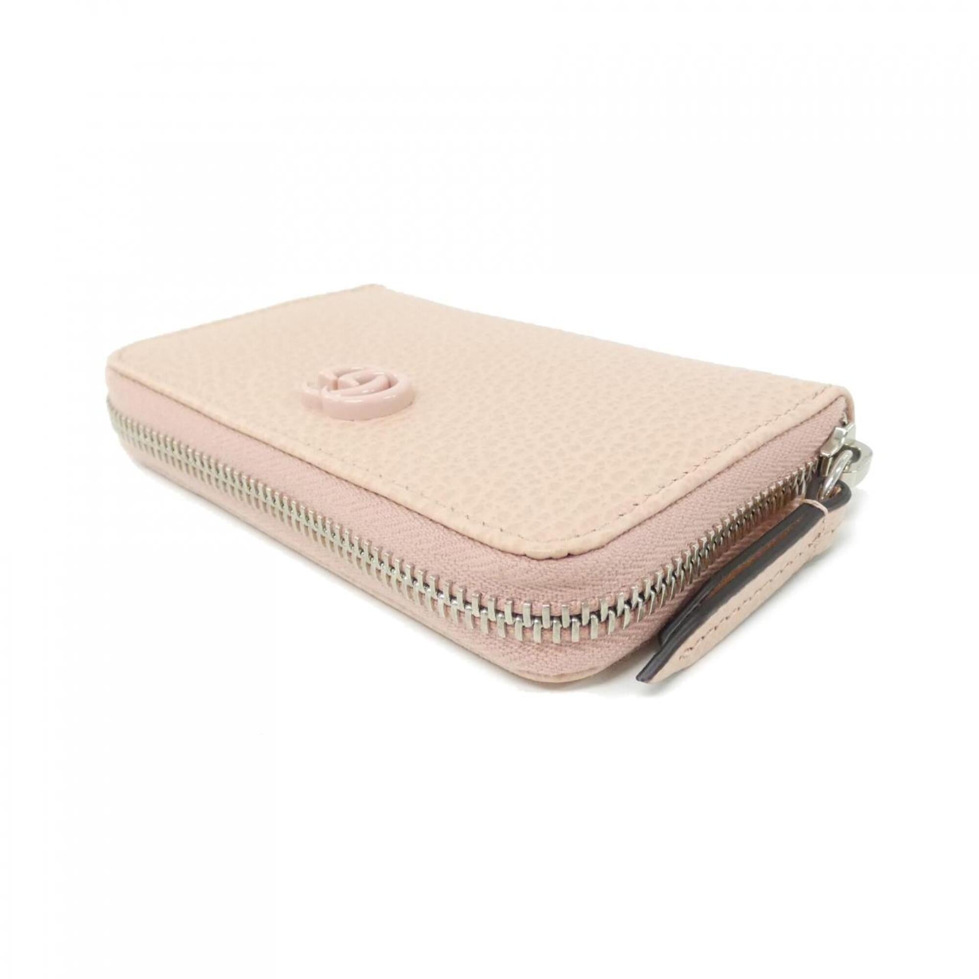 Gucci Light Pink Leather Coin Purse/Coin Case (Pre-Owned)