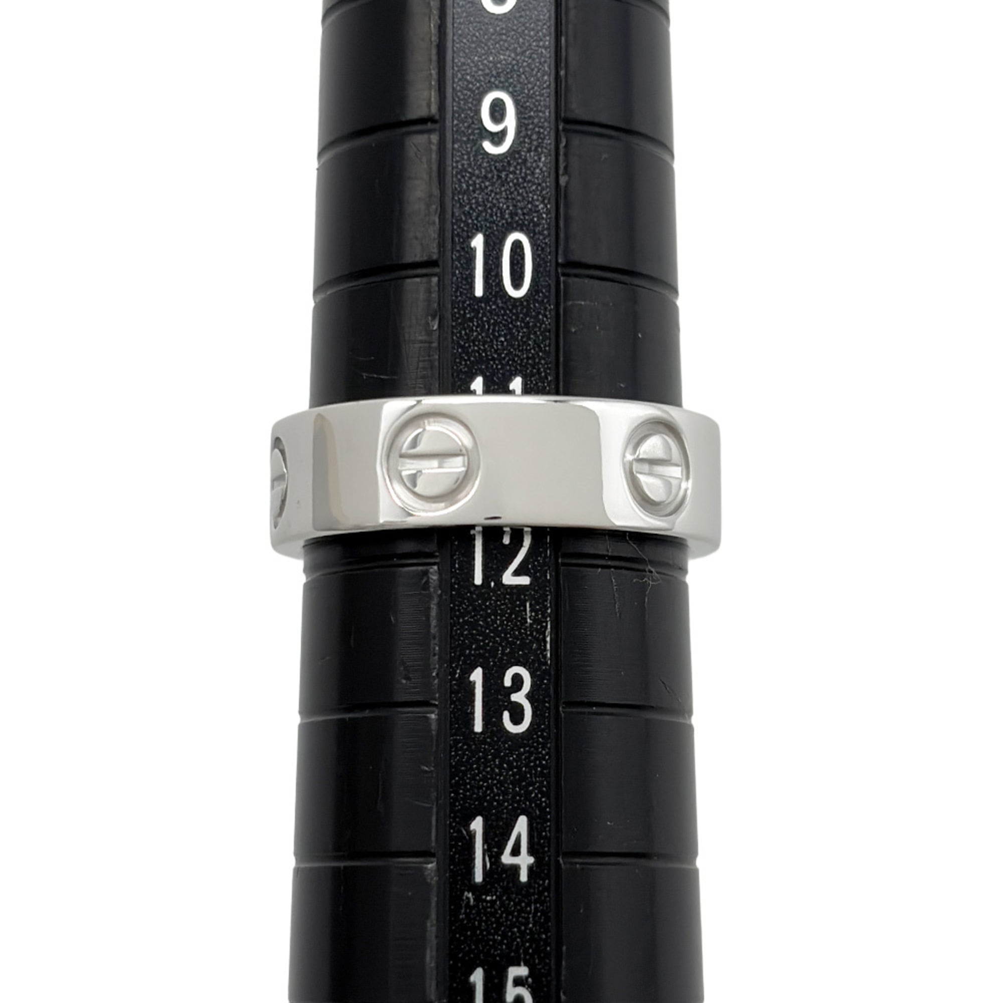 Cartier White Gold White Gold (18K) Band Ring (Pre-Owned)